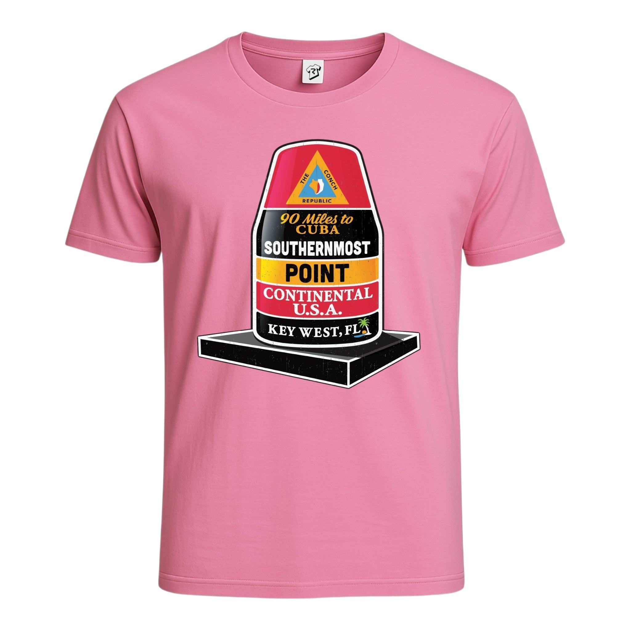 Tees Club graphic tee Southernmost Point KW - Cotton Tee Navy Size M detail