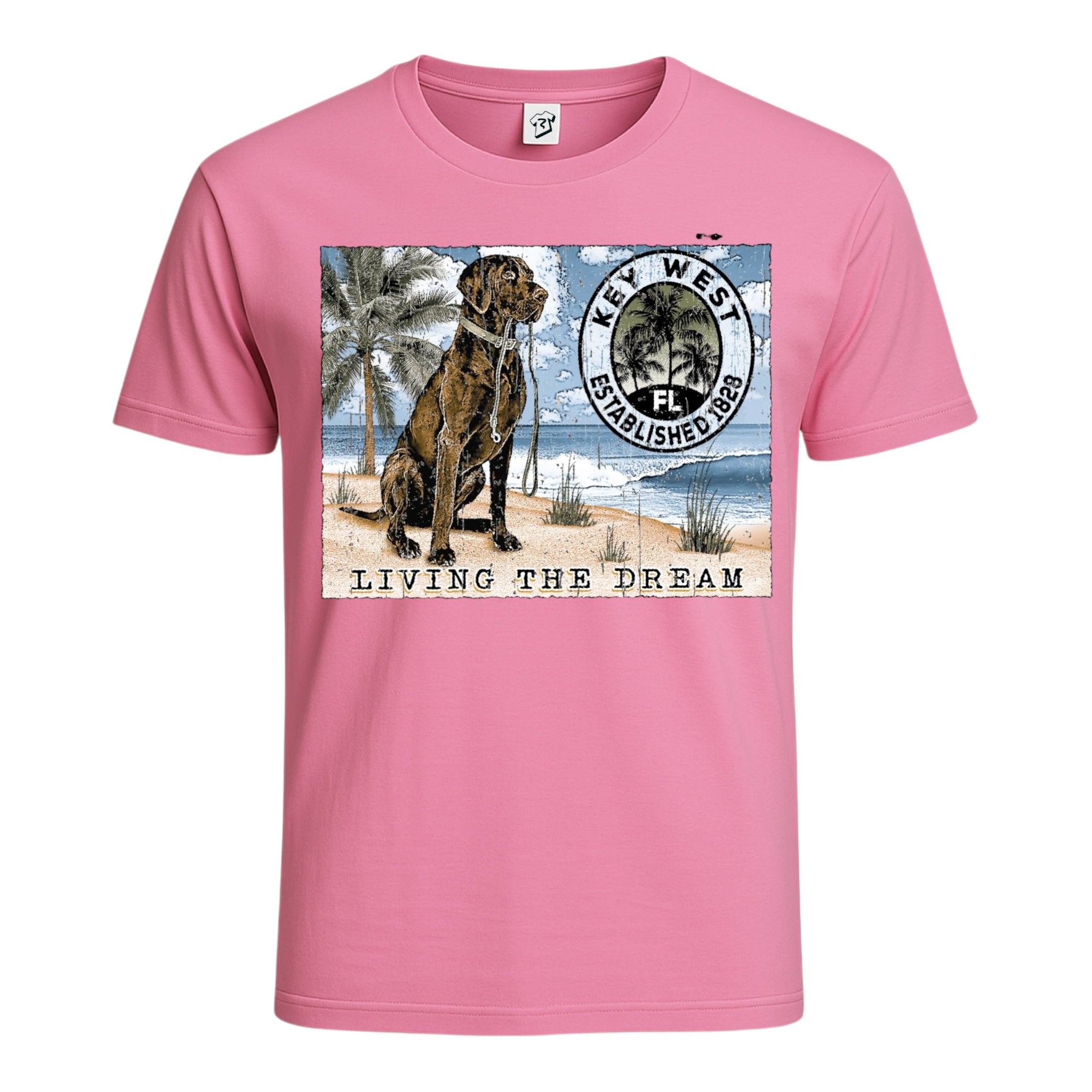 Black Lab Dog KW Cotton Tee