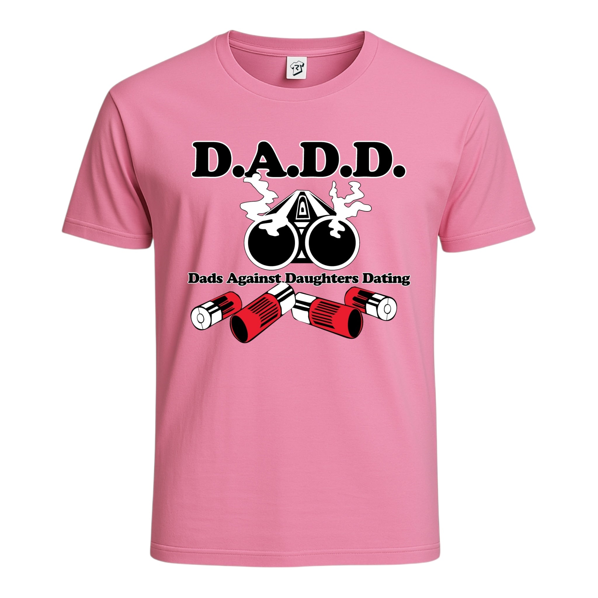 Tees Club graphic tee D.A.D.D. (Dads Against Daughter Daiting) - Cotton Tee Navy Size S back view