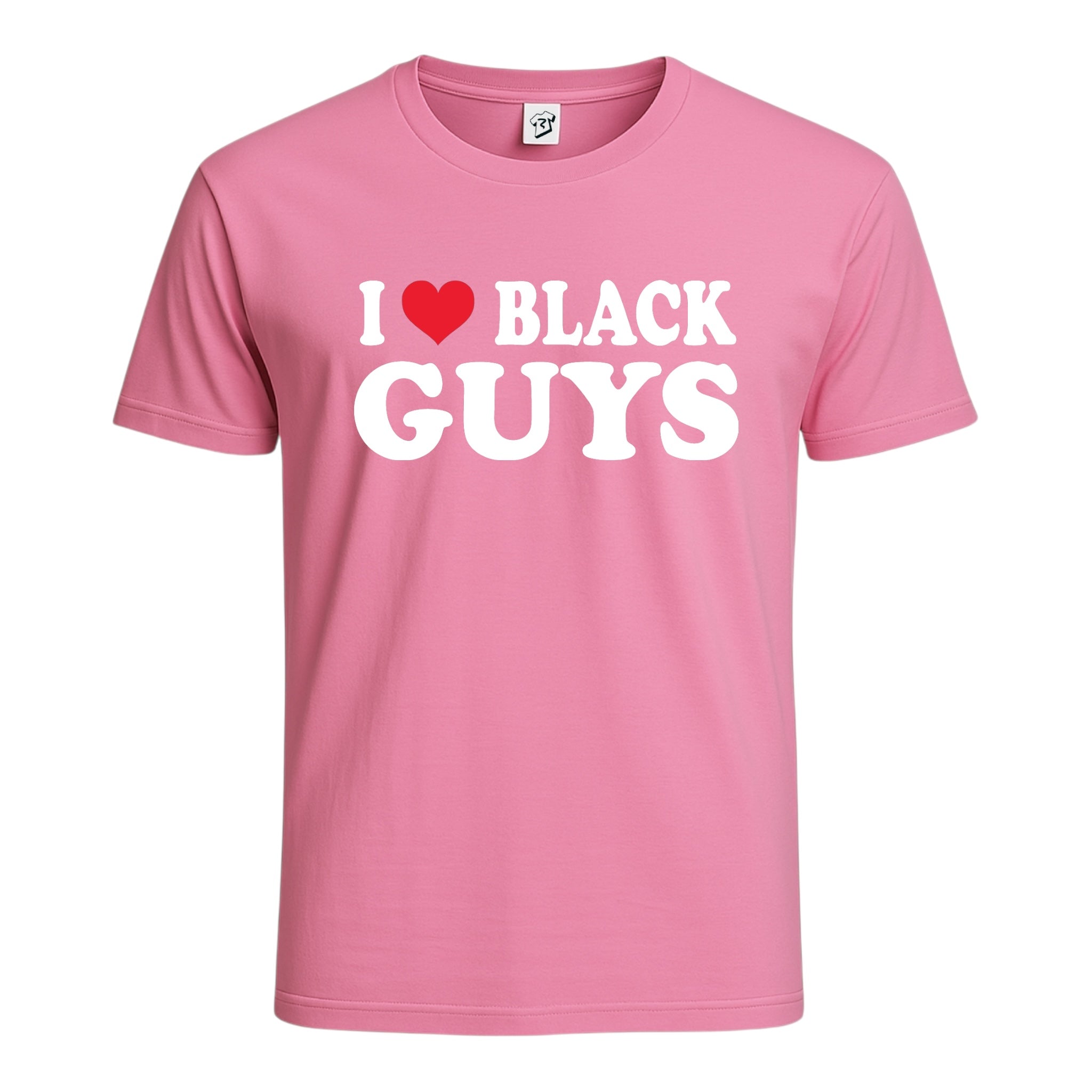 Tees Club graphic tee I Love Black Guys - Cotton Tee Navy Size M detail