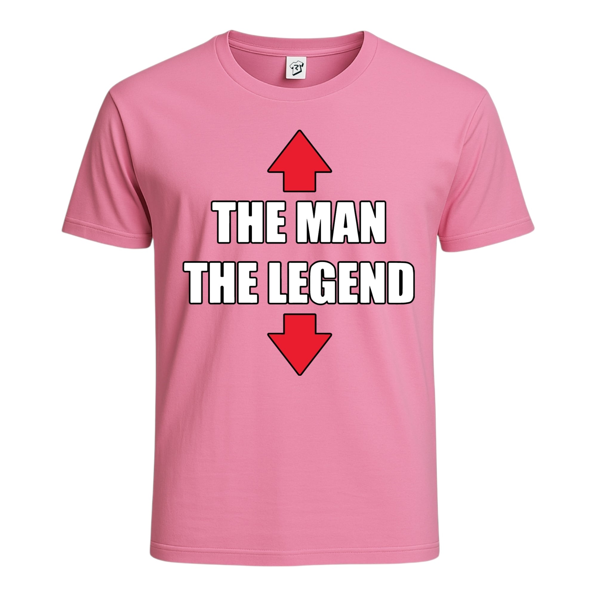 Tees Club graphic tee The Man The Legend - Cotton Tee Navy Size S back view