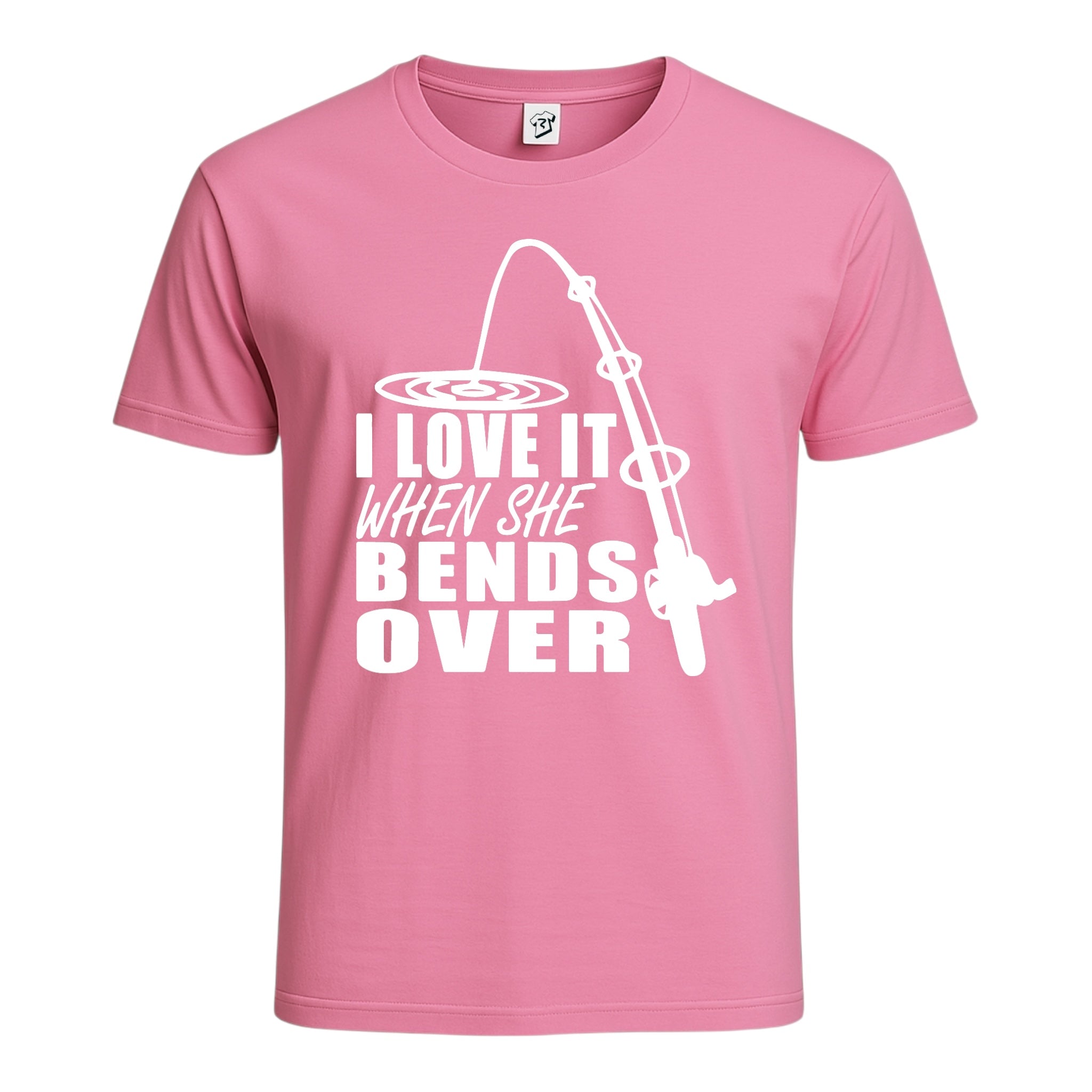 Tees Club graphic tee I Love It When She Bends Over - Cotton Tee Navy Size M detail