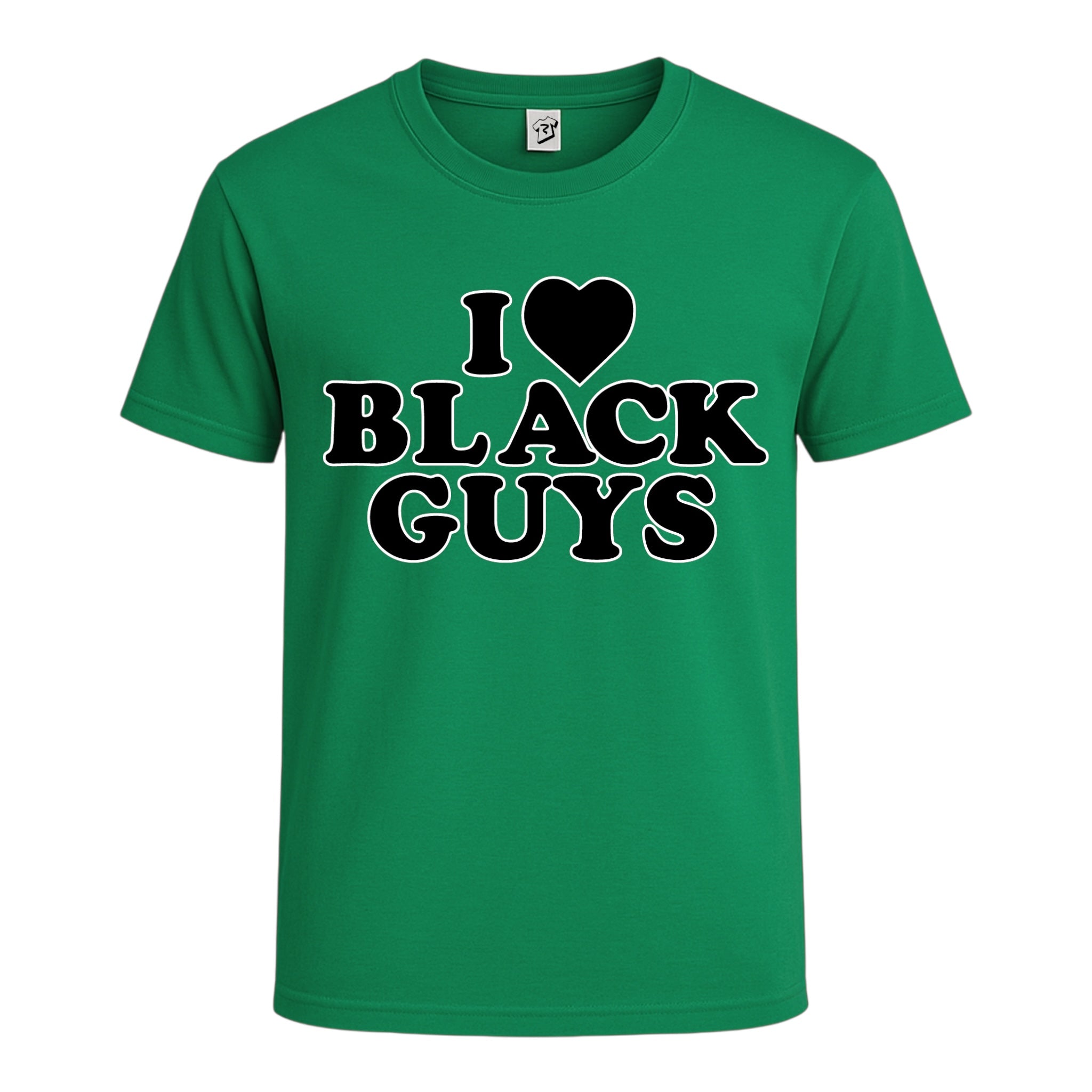I ❤ Black Guys (Black) Cotton Tee