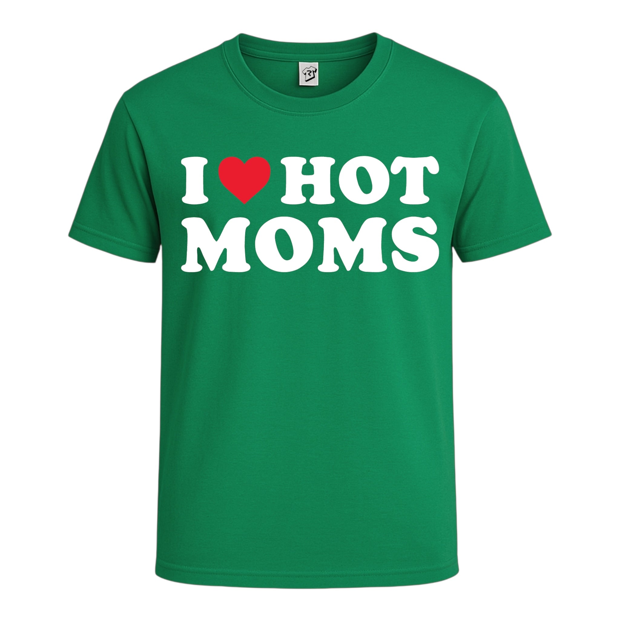 I ❤ Hot Moms Cotton Tee