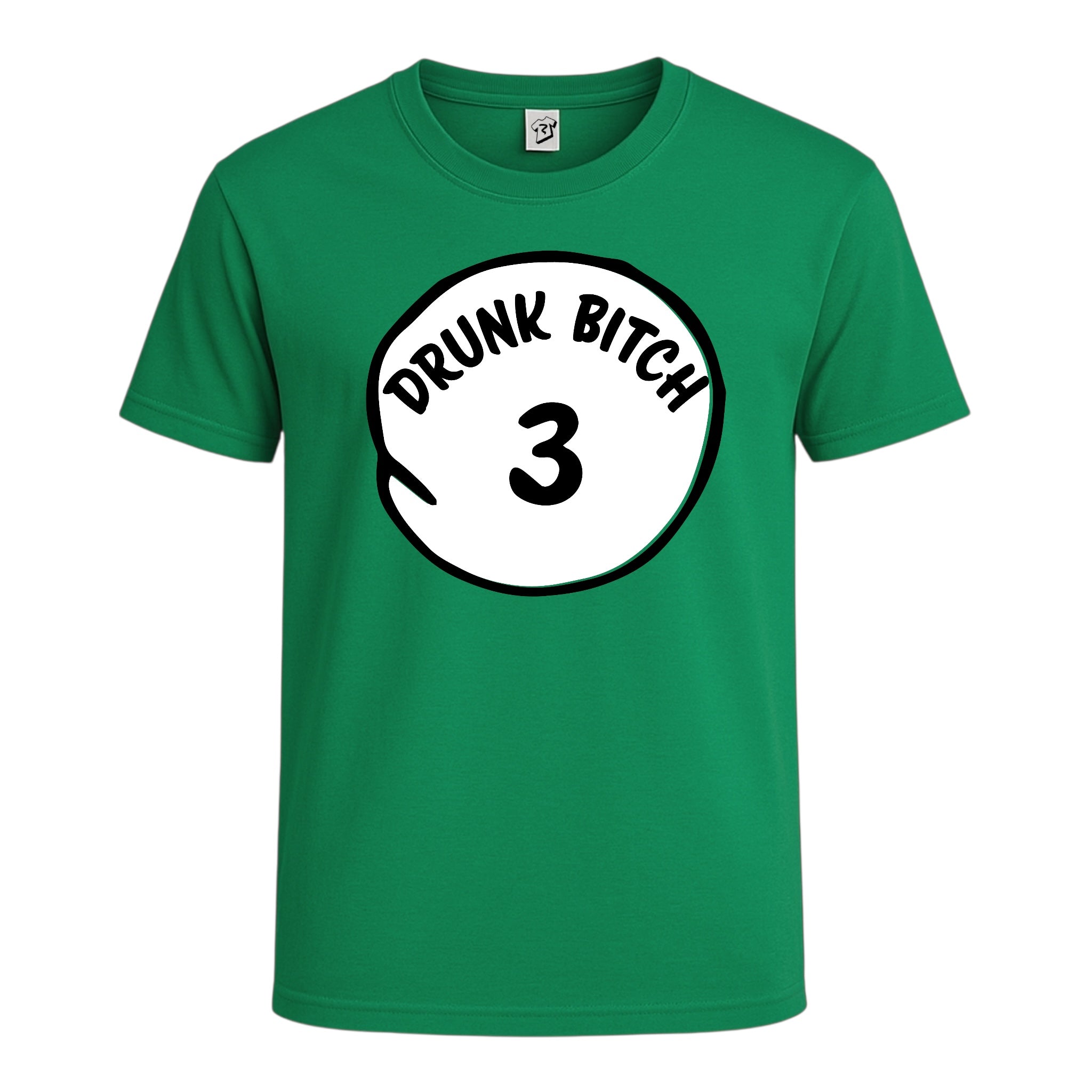 Tees Club graphic tee Drunk Bitch 3 - Cotton Tee Navy Size L detail