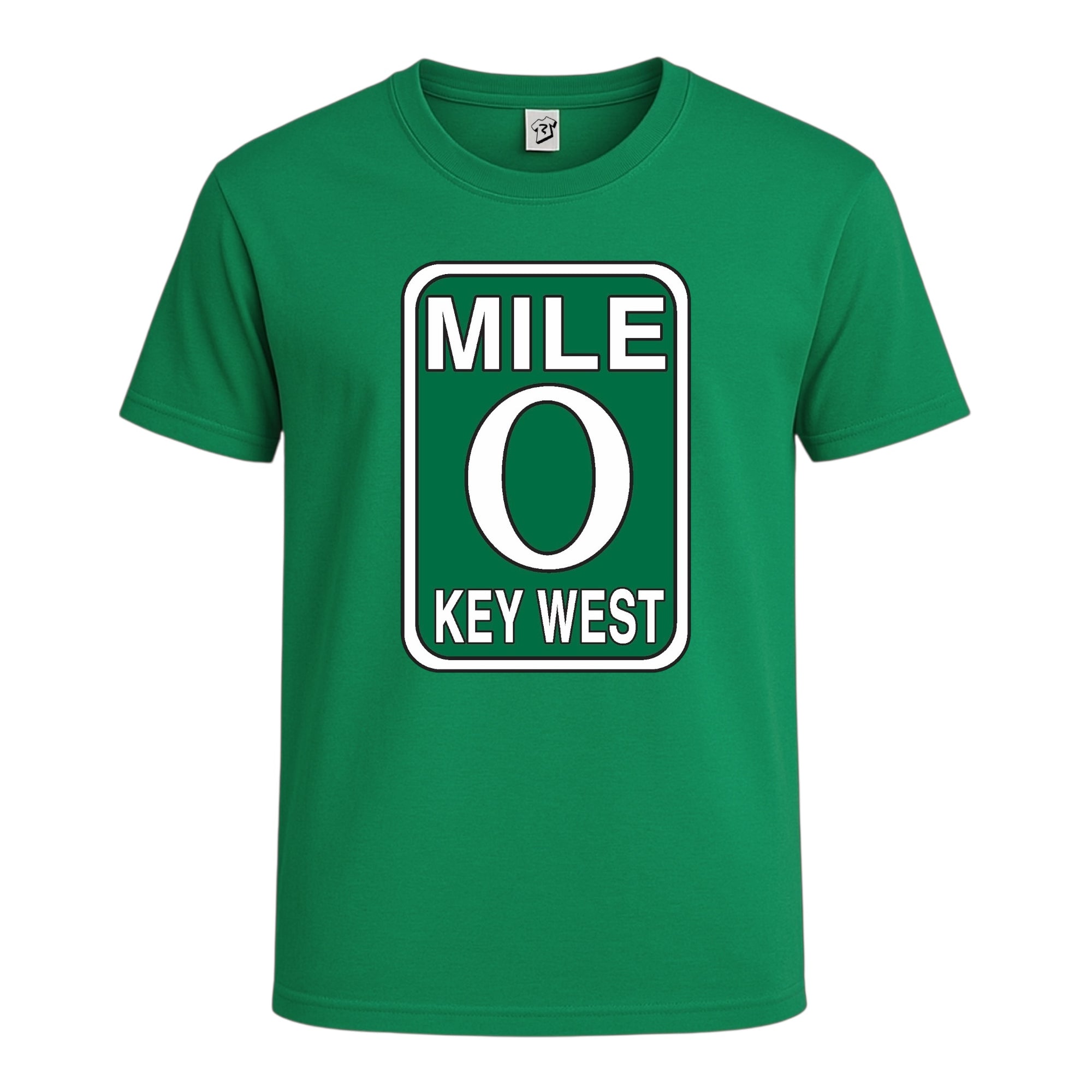 Tees Club graphic tee Mile 0 KW - Cotton Tee Navy Size S back view