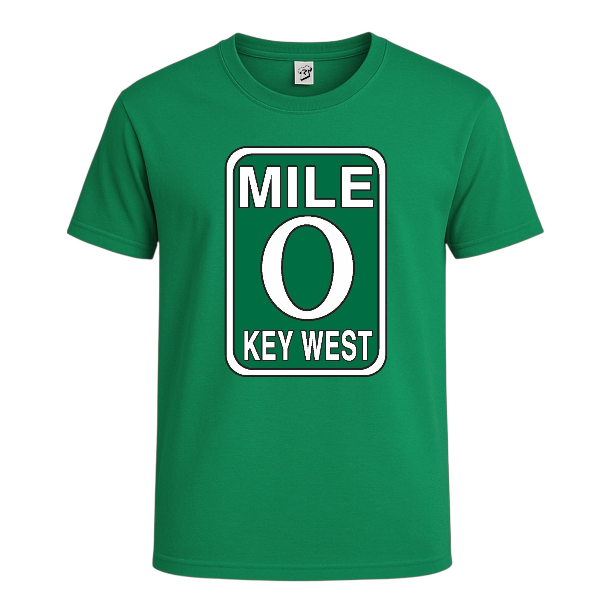 Tees Club graphic tee Mile 0 KW - Cotton Tee Navy Size S back view