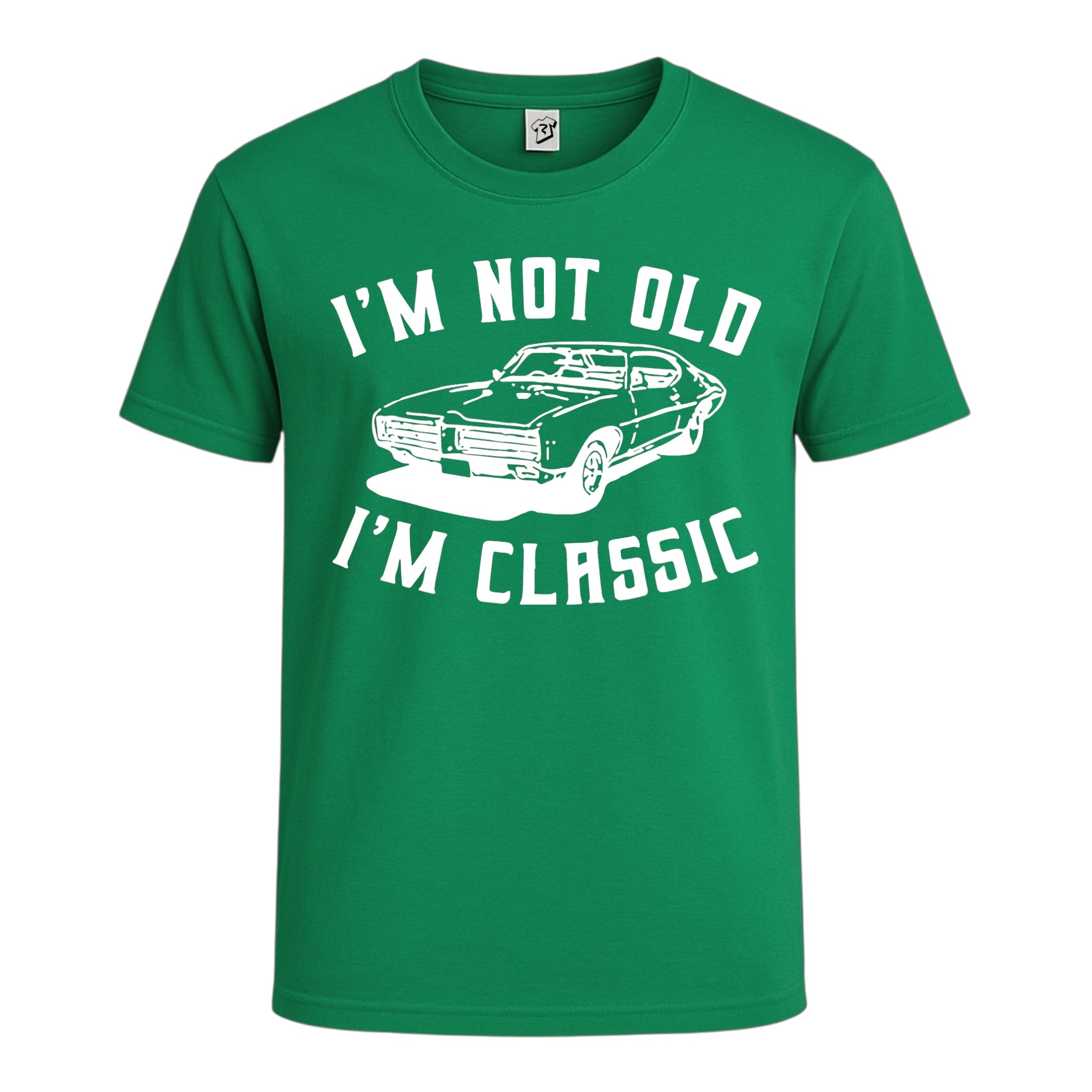Tees Club graphic tee I'm Not Old I'm Classic - Cotton Tee Navy Size M detail