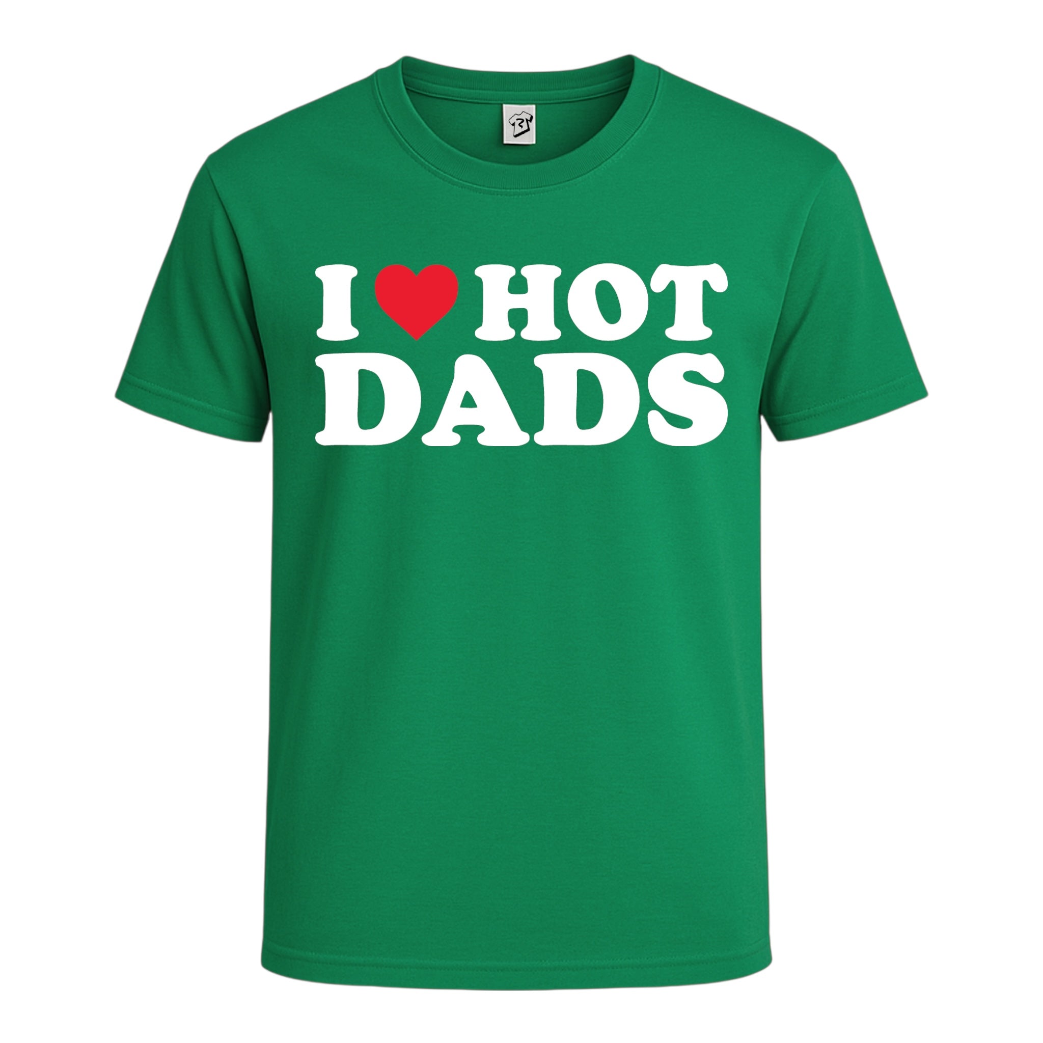 I ❤ Hot Dads Cotton Tee