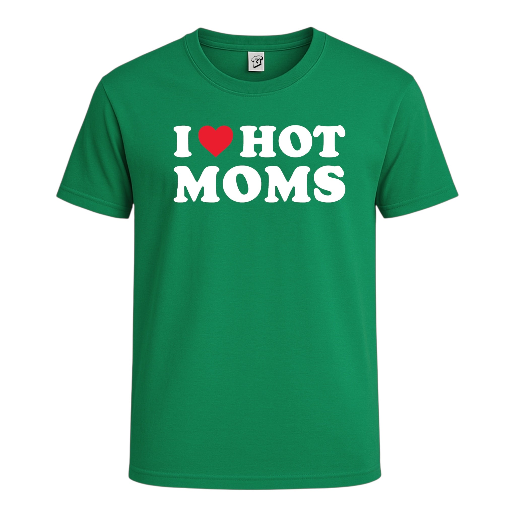 Tees Club graphic tee I Love Hot Moms - Cotton Tee Navy Size 2XL detail
