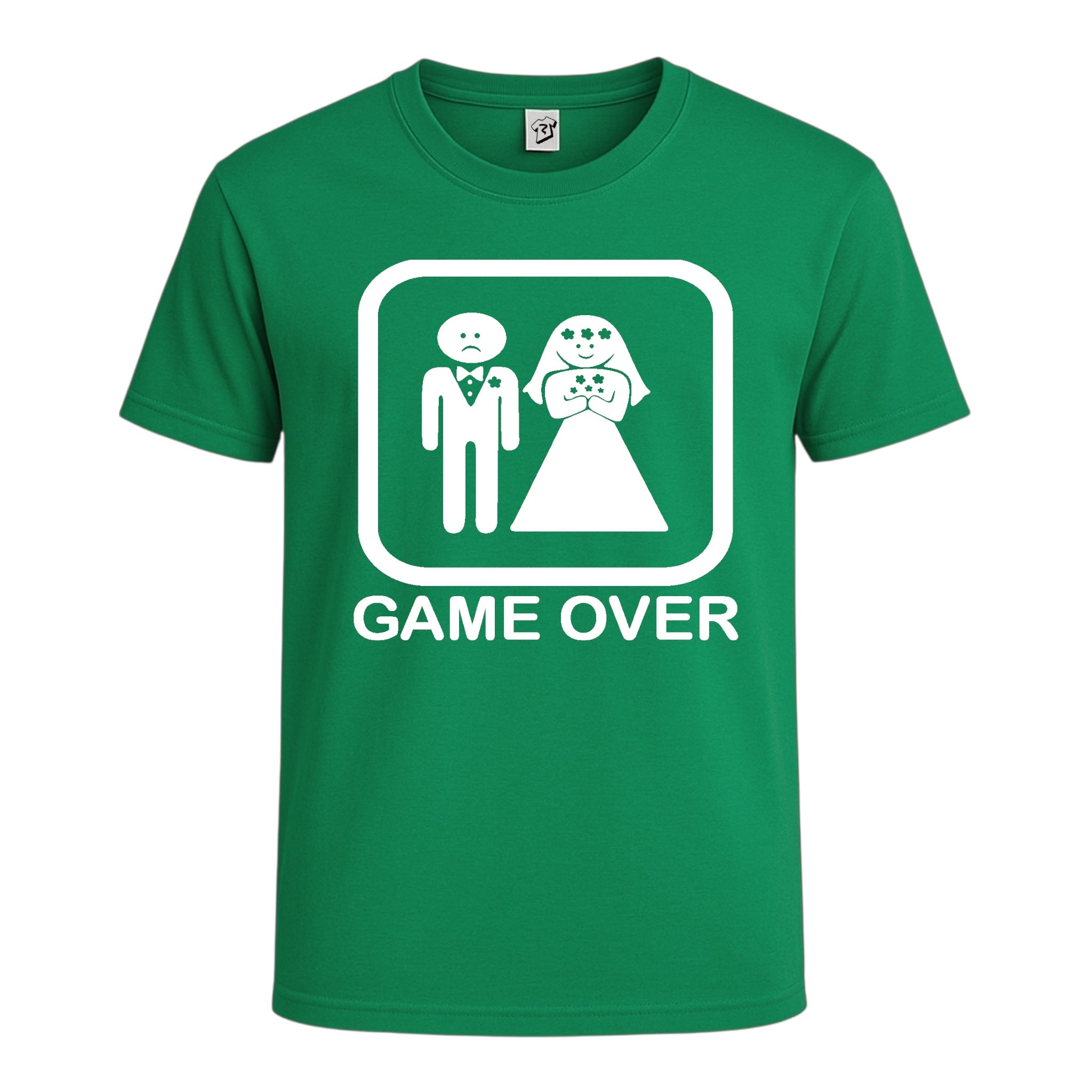 Tees Club graphic tee Game Over - Cotton Tee Navy Size M detail