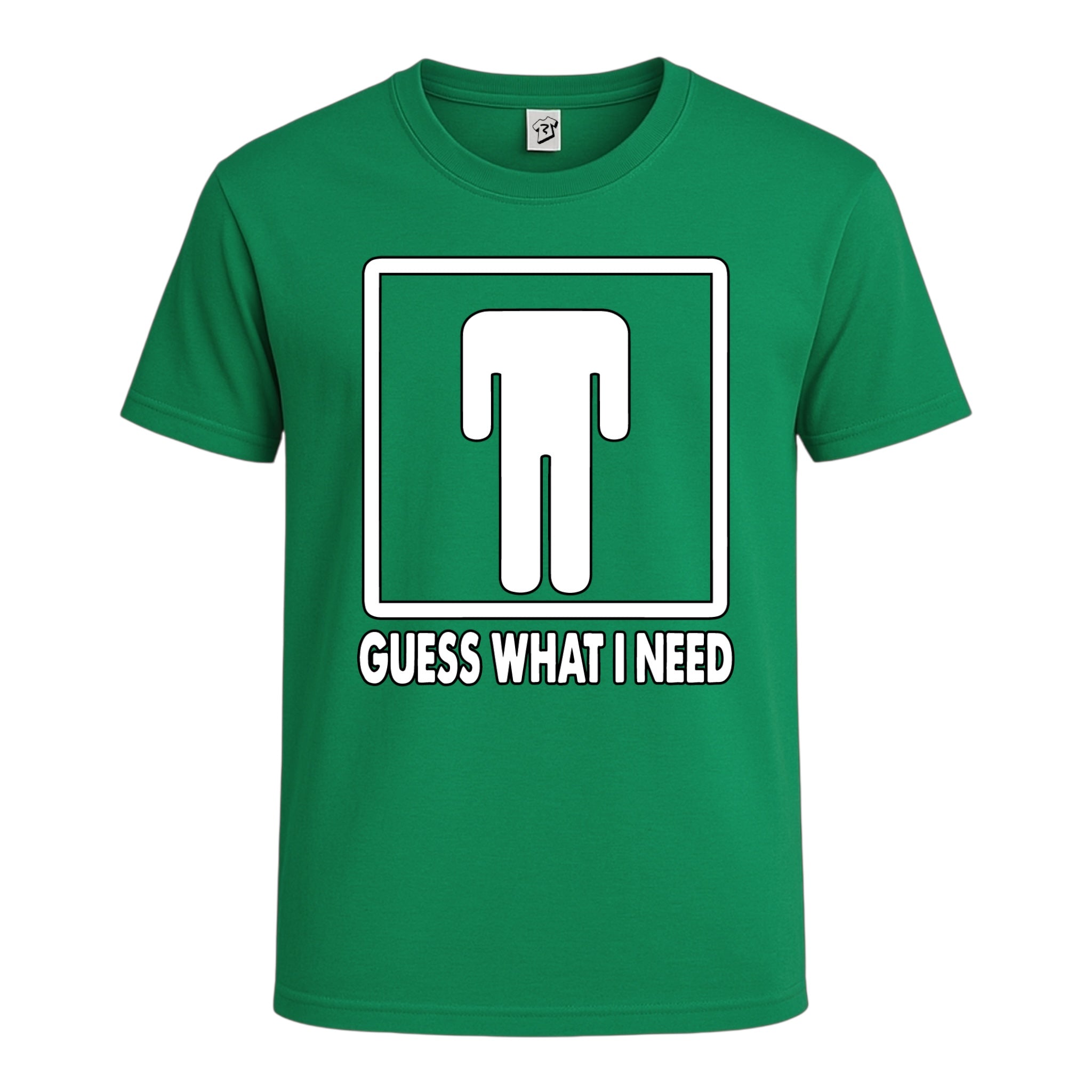 Tees Club graphic tee Guess What I Need - Cotton Tee Navy Size M detail