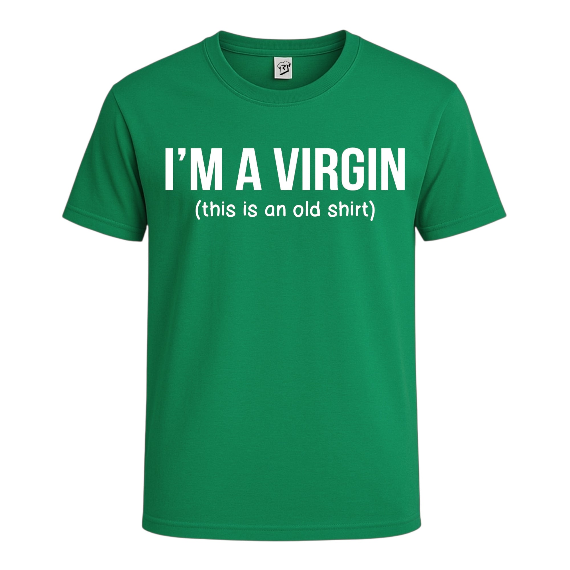 Tees Club graphic tee I'm a Virgin (This Is an Old Shirt) - Cotton Tee Navy Size S front view