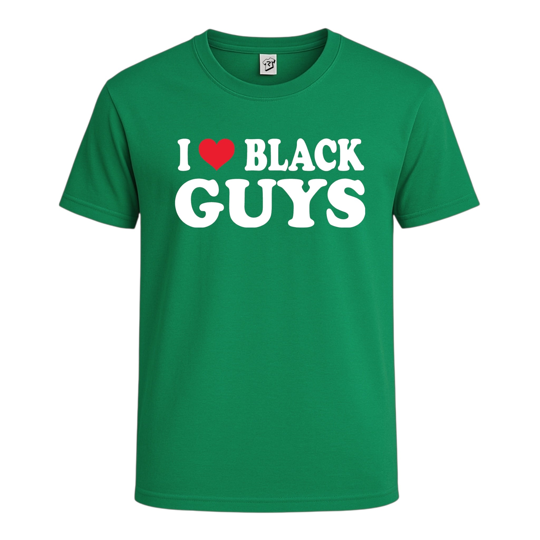 Tees Club graphic tee I Love Black Guys - Cotton Tee Navy Size M detail