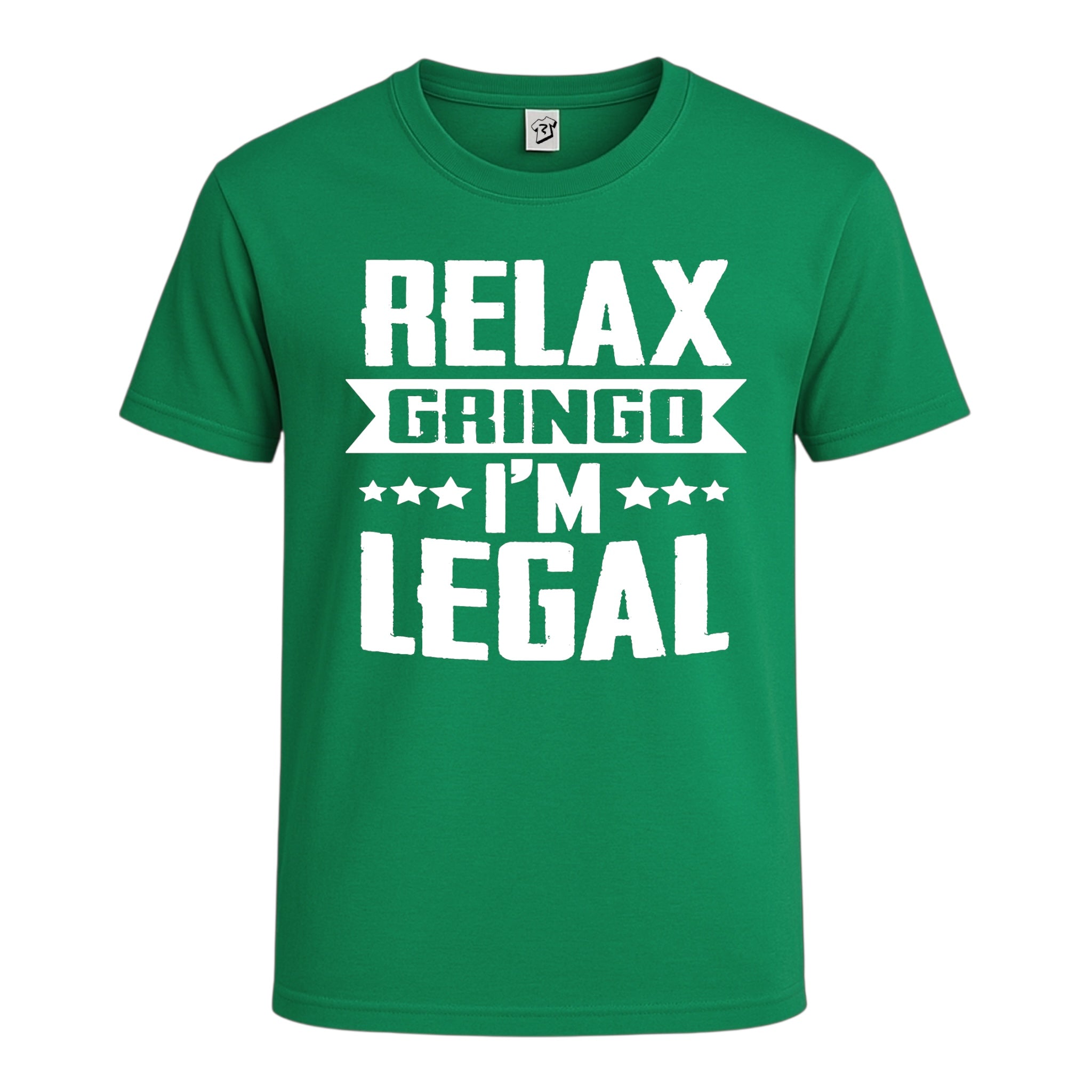 Tees Club graphic tee Relax Gringo I'm Legal - Cotton Tee Navy Size L detail