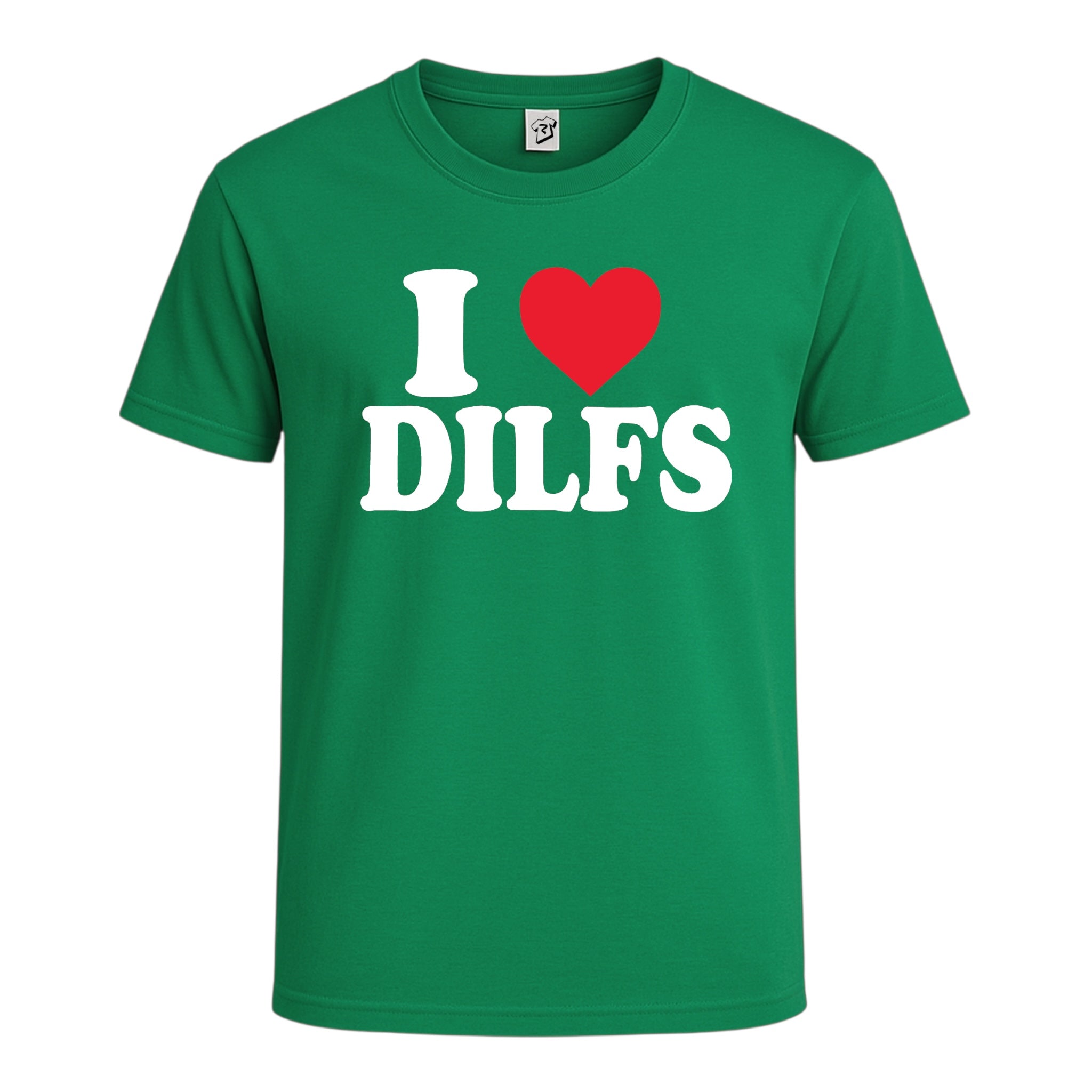 Tees Club graphic tee I Love DILFS - Cotton Tee Navy Size XL detail