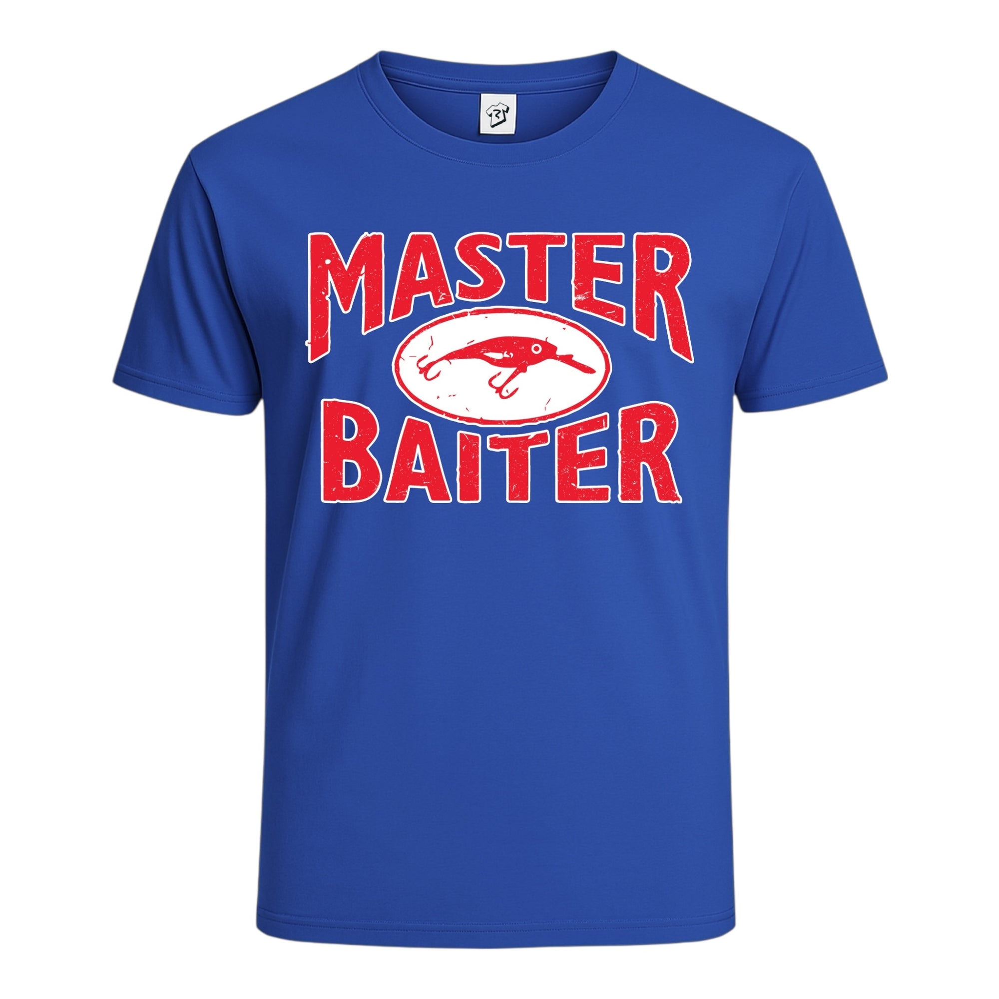 Tees Club graphic tee Master Baiter - Cotton Tee Navy Size S front view