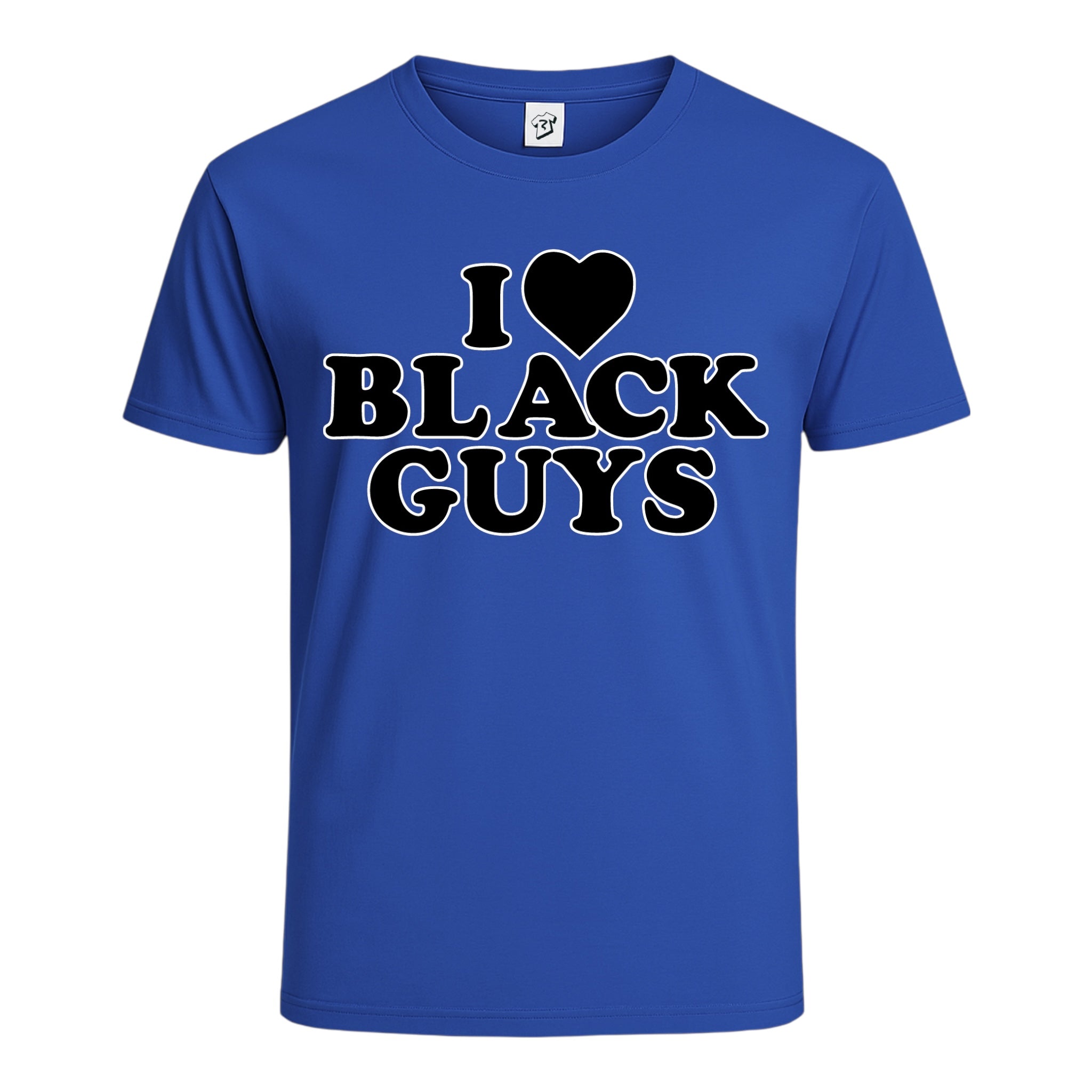 I ❤ Black Guys (Black) Cotton Tee