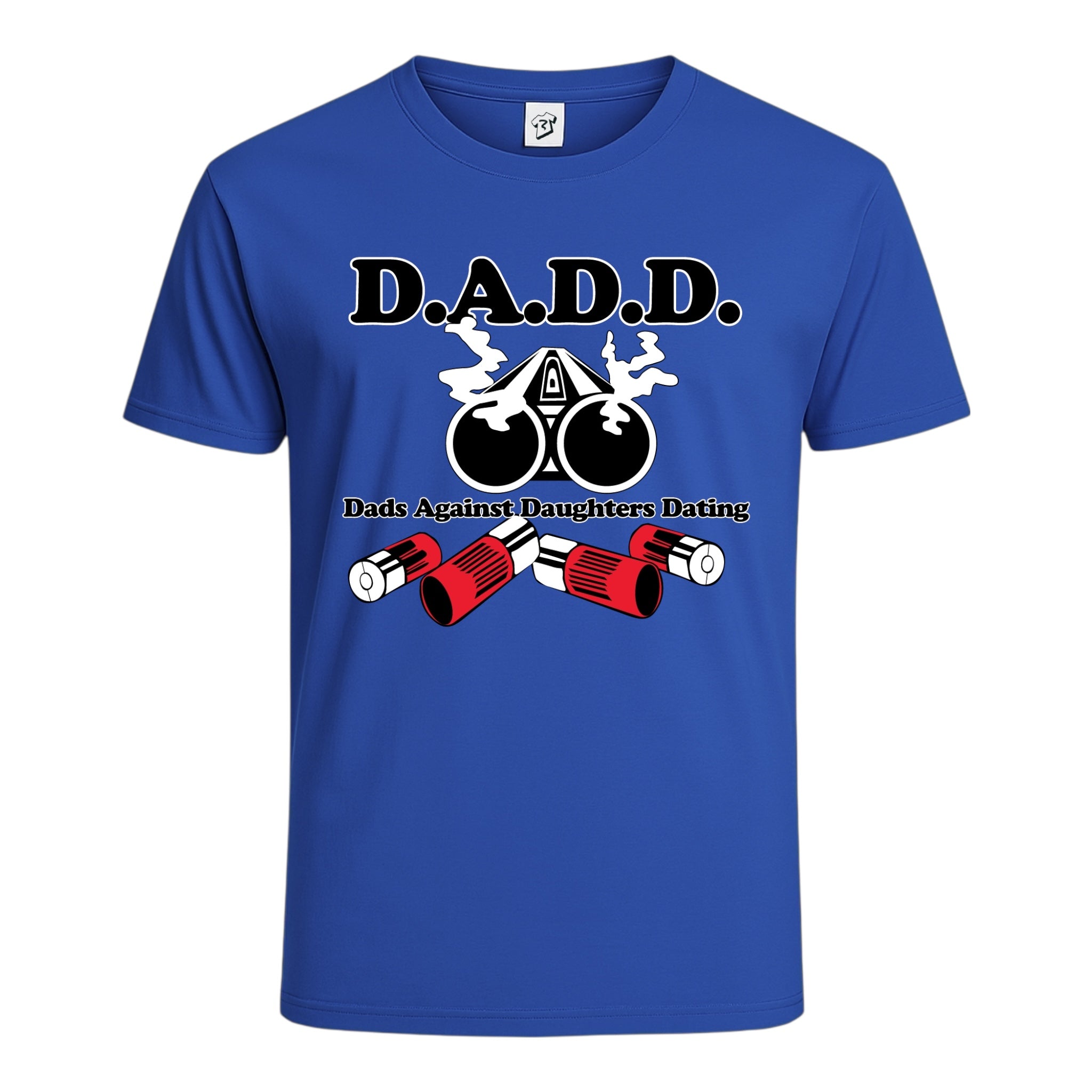 Tees Club graphic tee D.A.D.D. (Dads Against Daughter Daiting) - Cotton Tee Navy Size XL detail