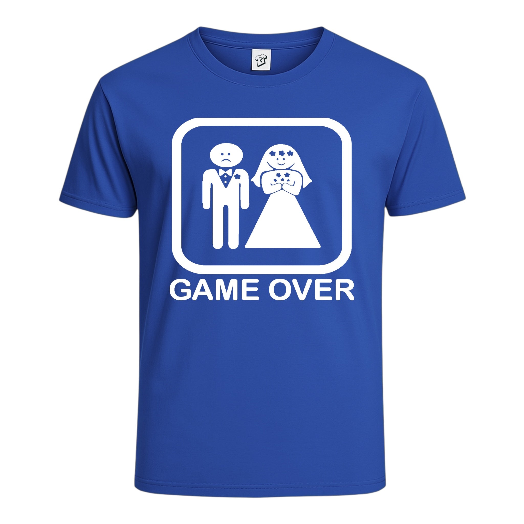 Tees Club graphic tee Game Over - Cotton Tee Navy Size XL detail