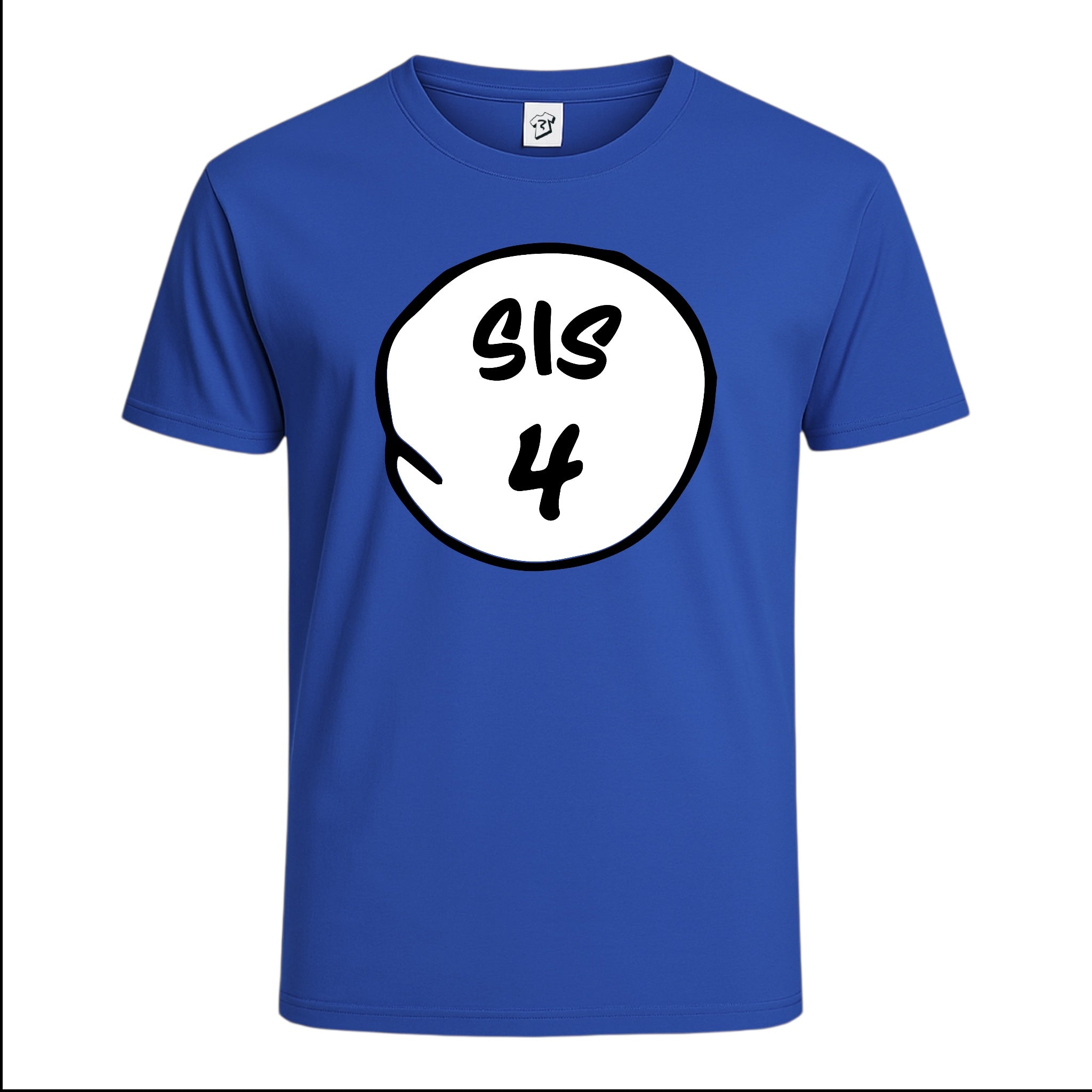 Tees Club graphic tee Sis 4 - Cotton Tee Navy Size 2XL detail