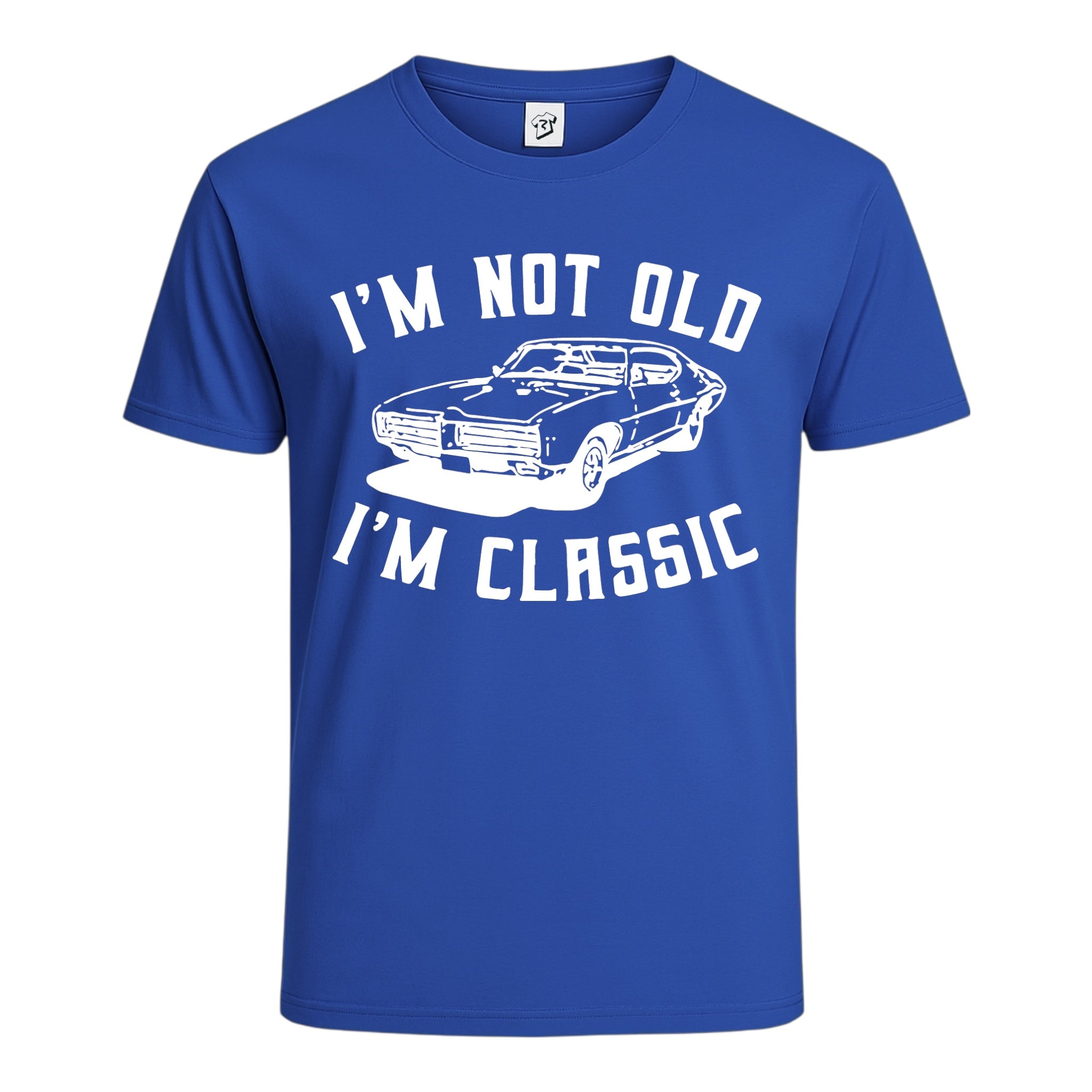 Tees Club graphic tee I'm Not Old I'm Classic - Cotton Tee Navy Size XL detail
