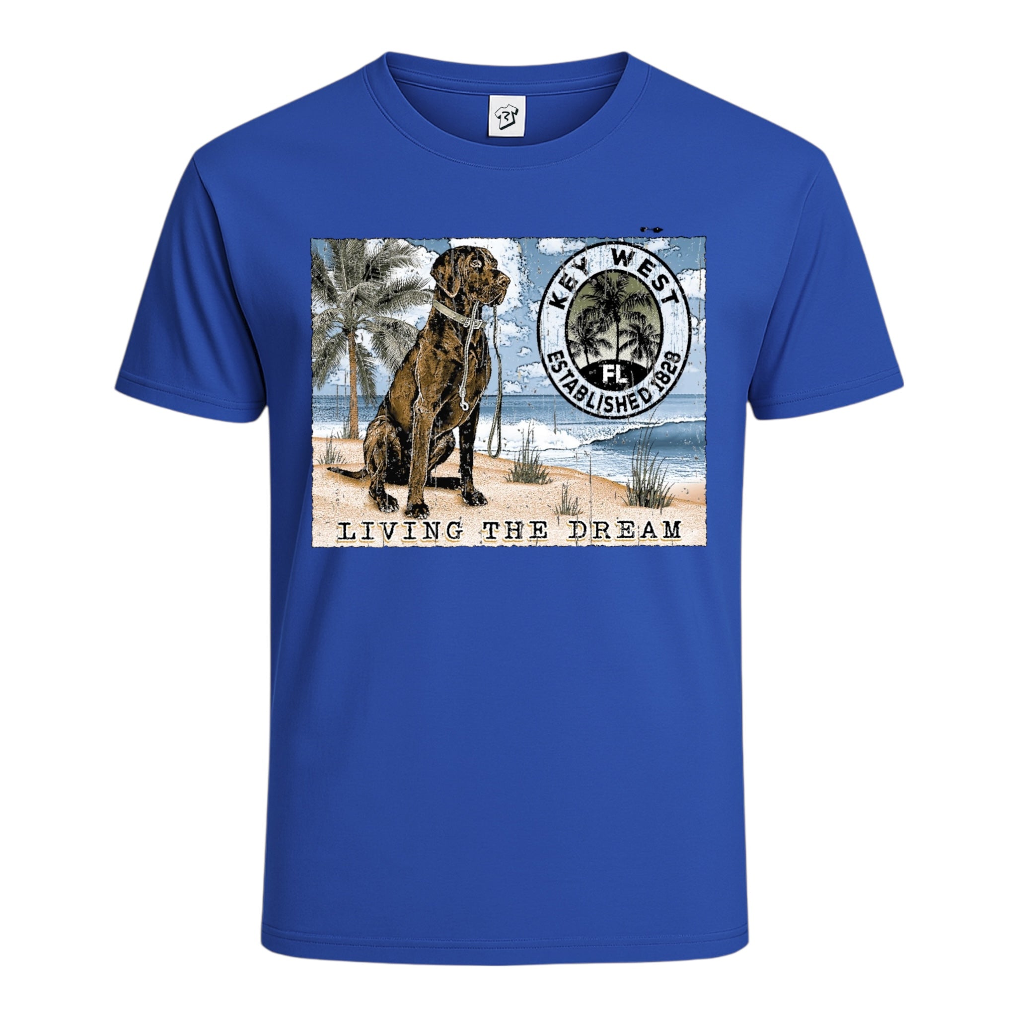 Black Lab Dog KW Cotton Tee