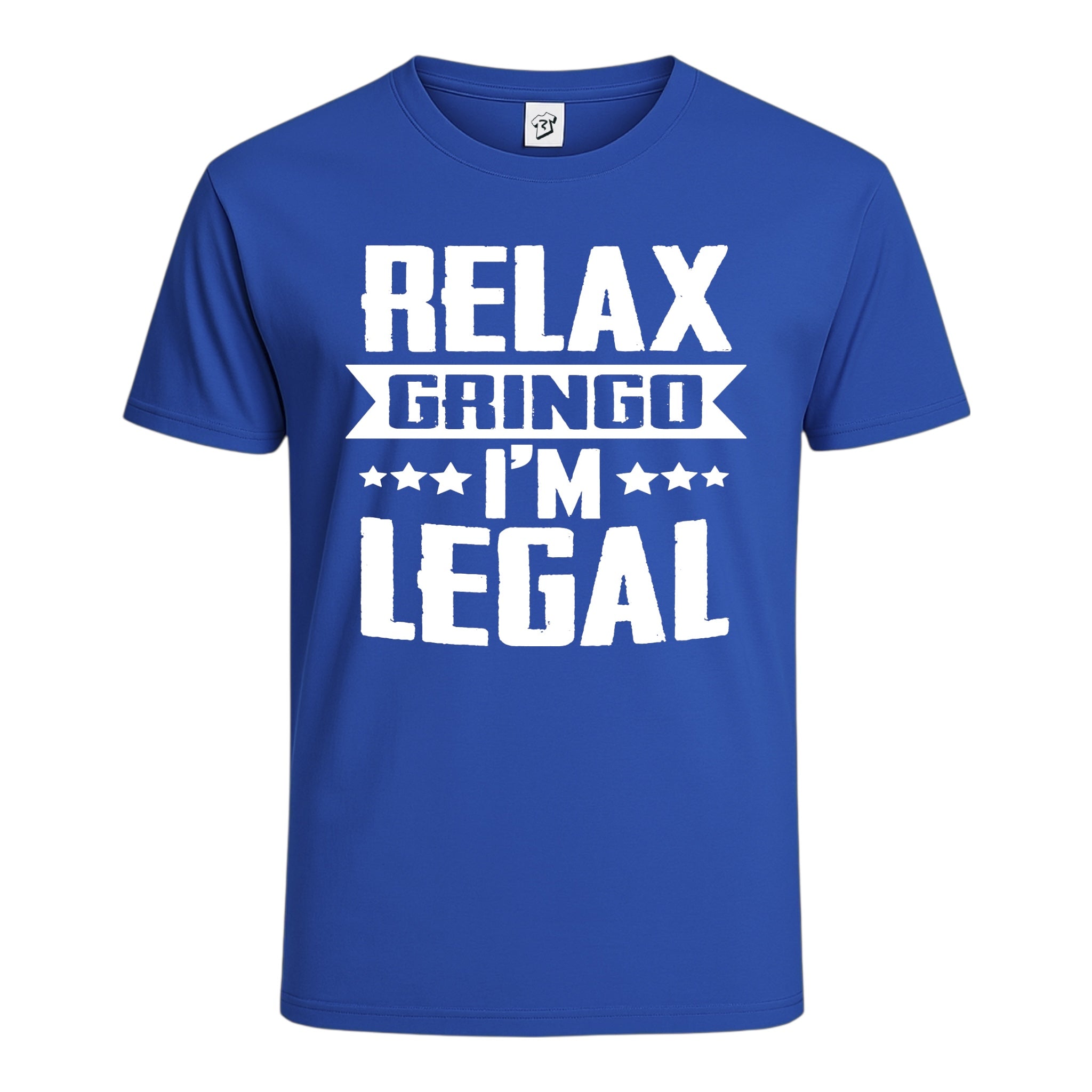 Tees Club graphic tee Relax Gringo I'm Legal - Cotton Tee Navy Size XL detail