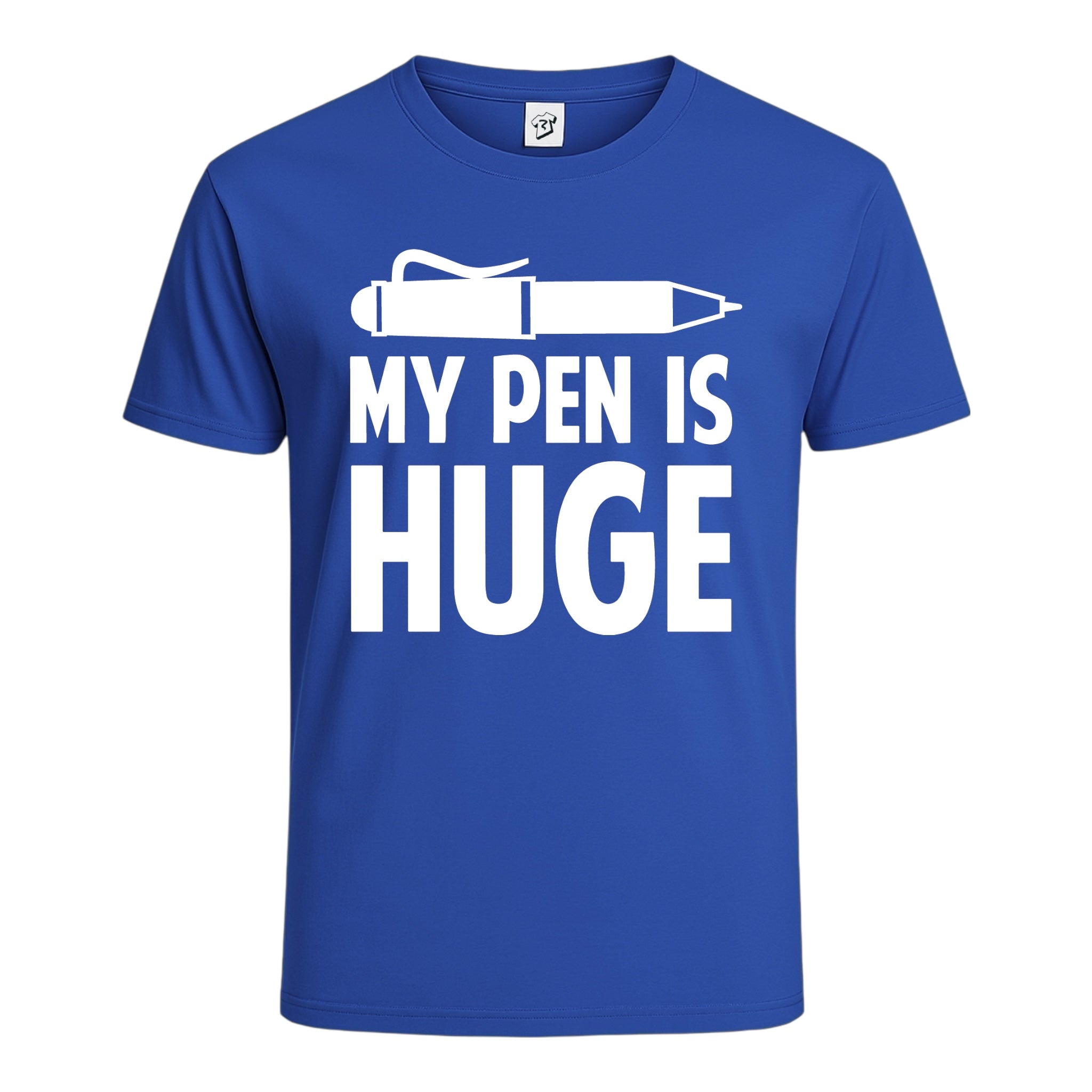 Tees Club graphic tee My Pen Is Huge - Cotton Tee Navy Size 2XL detail