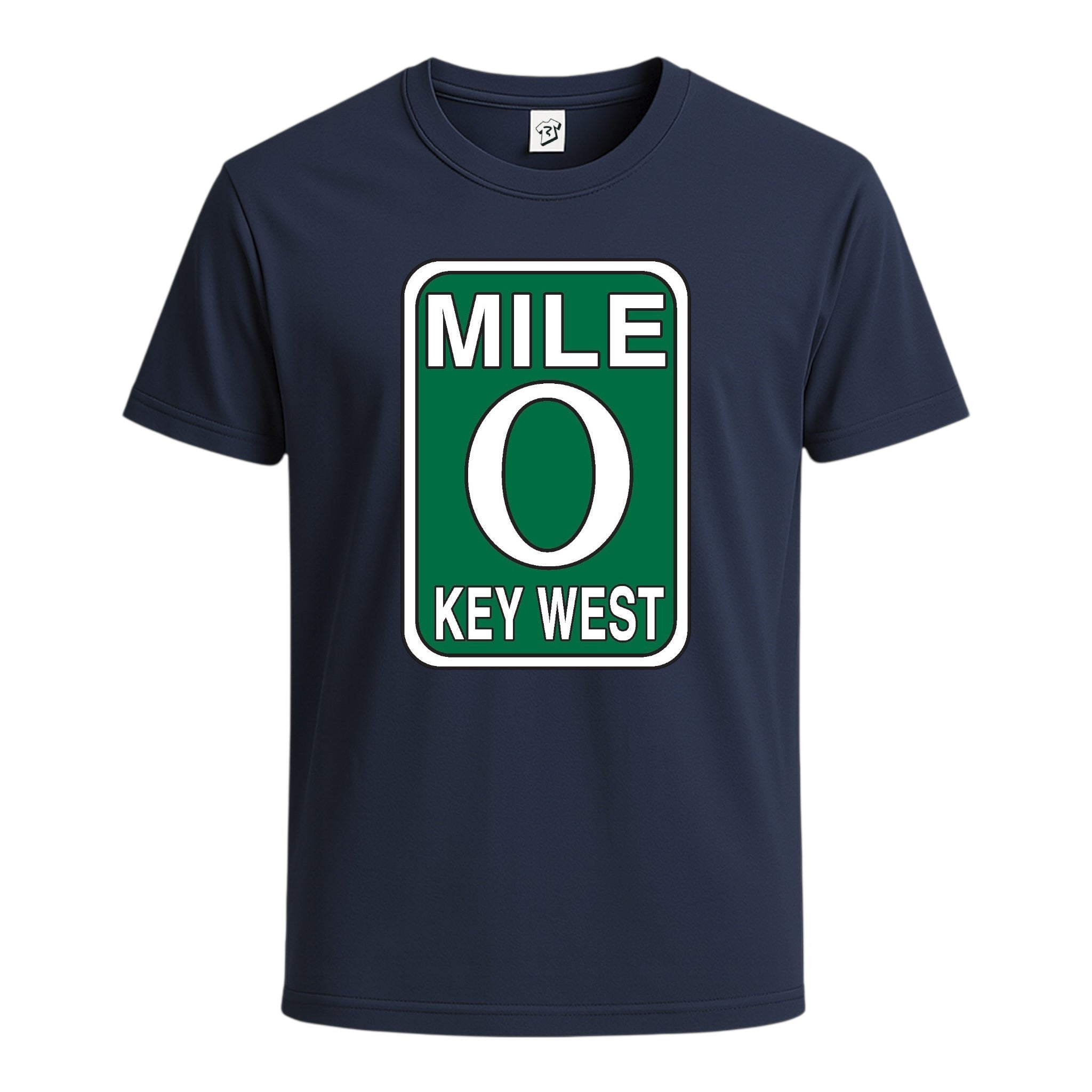 Tees Club graphic tee Mile 0 KW - Cotton Tee Navy Size M detail