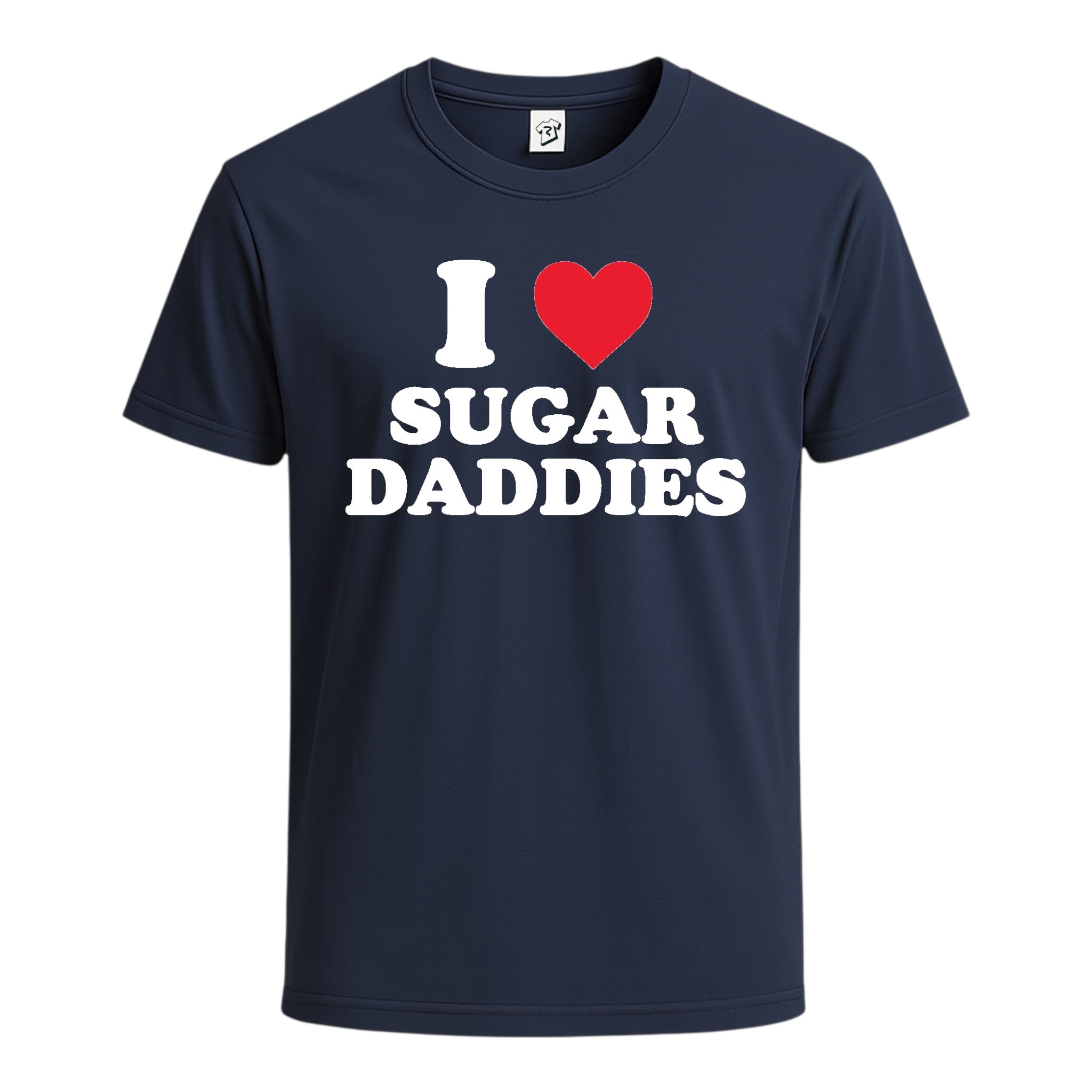 Tees Club graphic tee I Sugar Daddies - Cotton Tee Navy Size 2XL detail