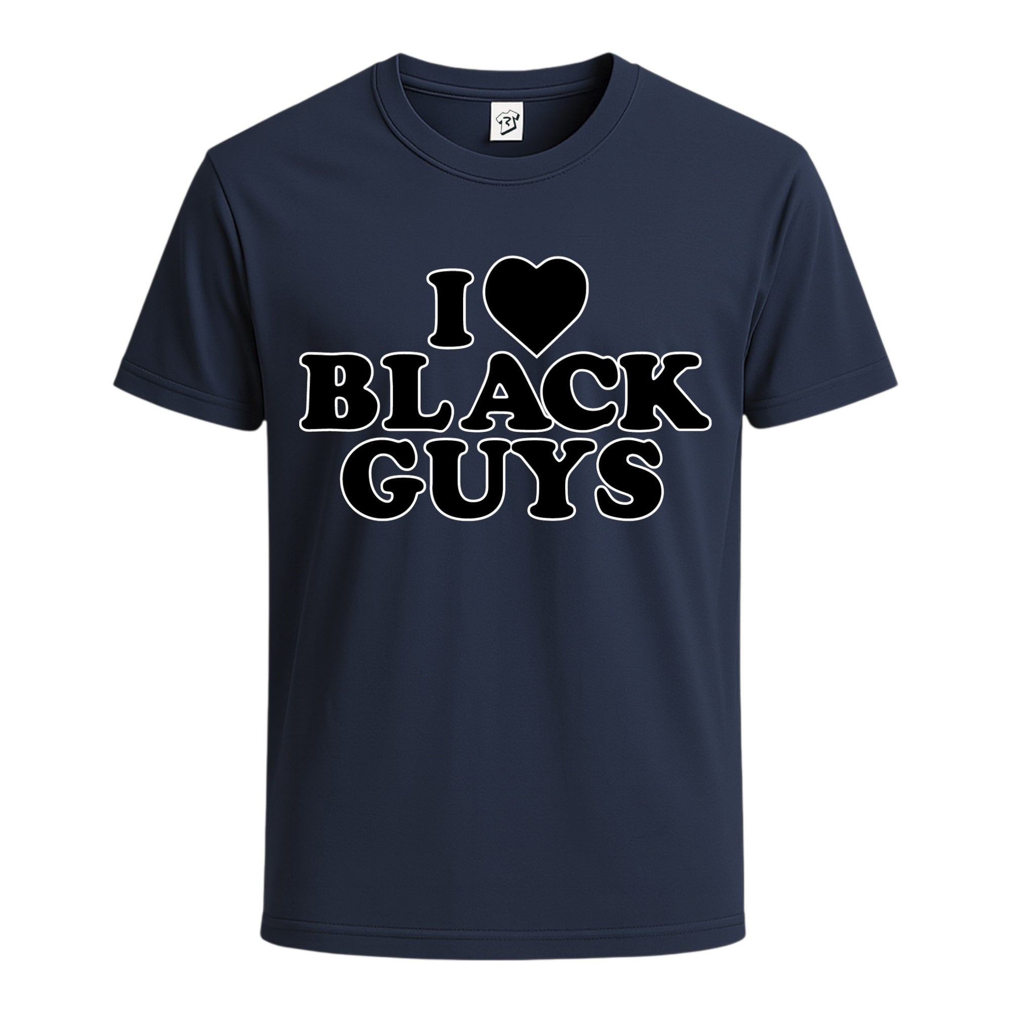 I ❤ Black Guys (Black) Cotton Tee