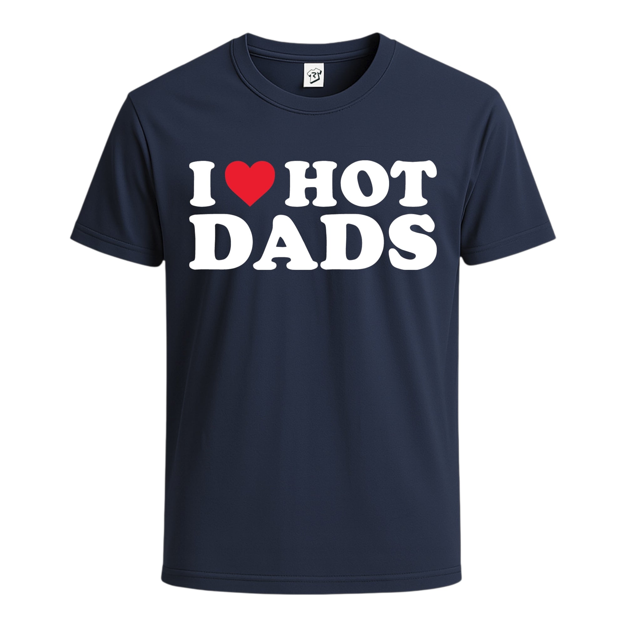 I ❤ Hot Dads Cotton Tee