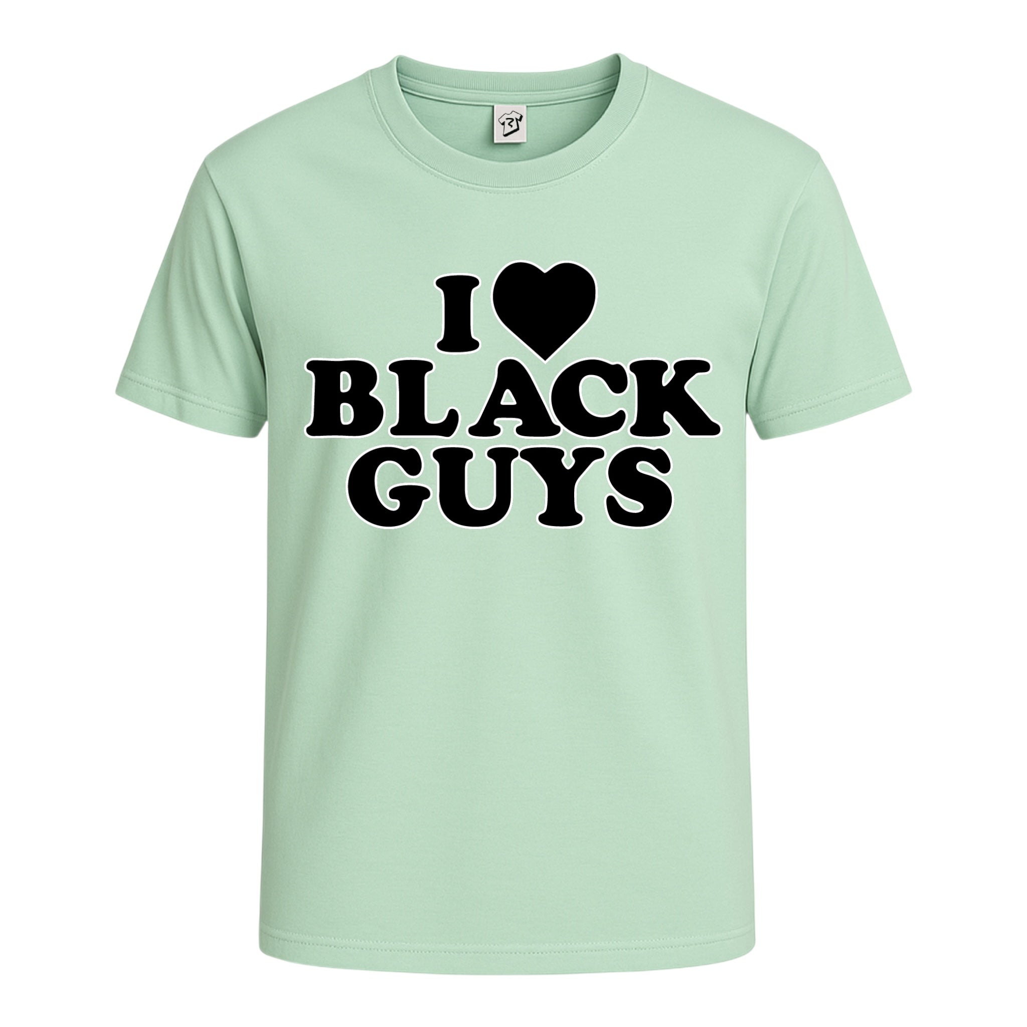 I ❤ Black Guys (Black) Cotton Tee