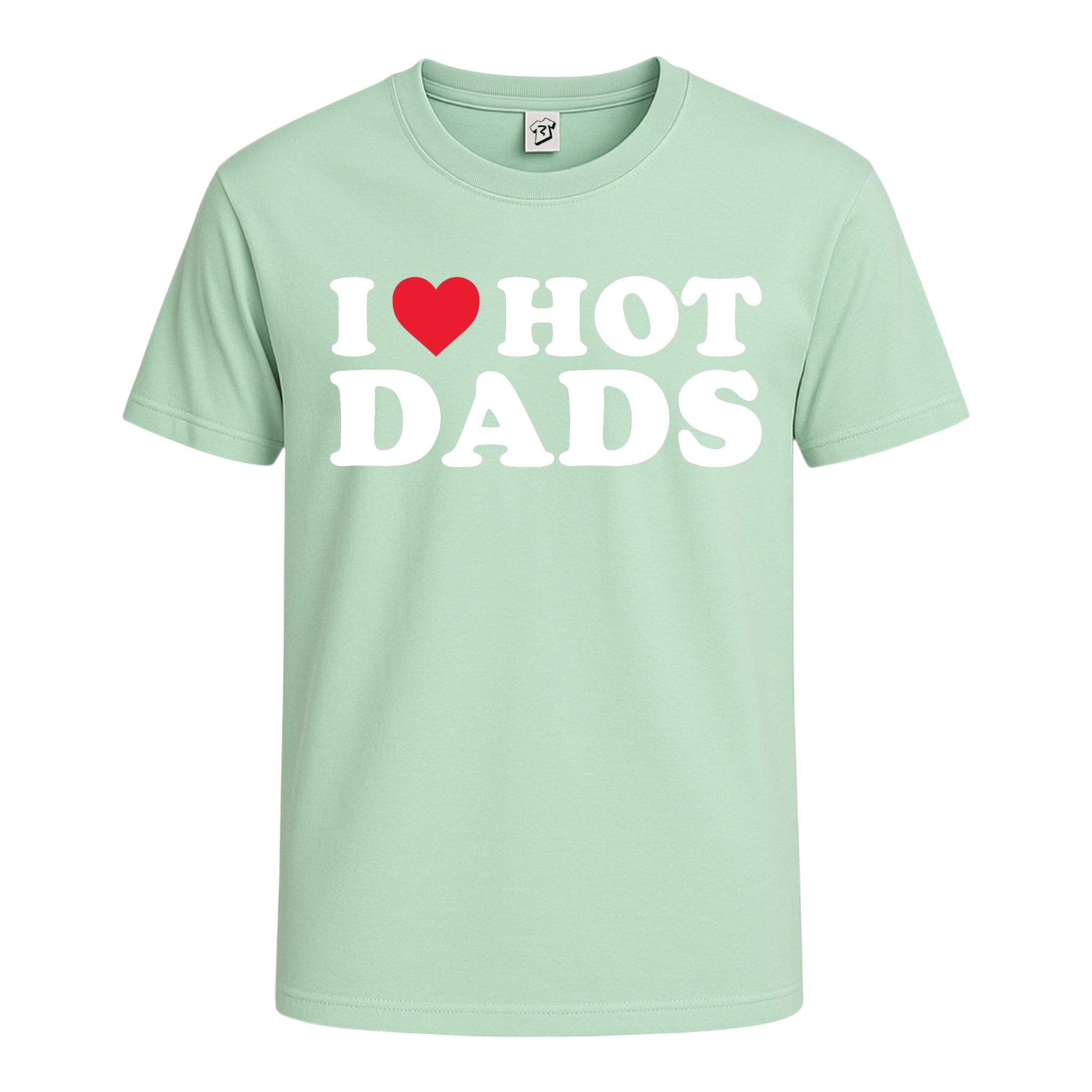I ❤ Hot Dads Cotton Tee