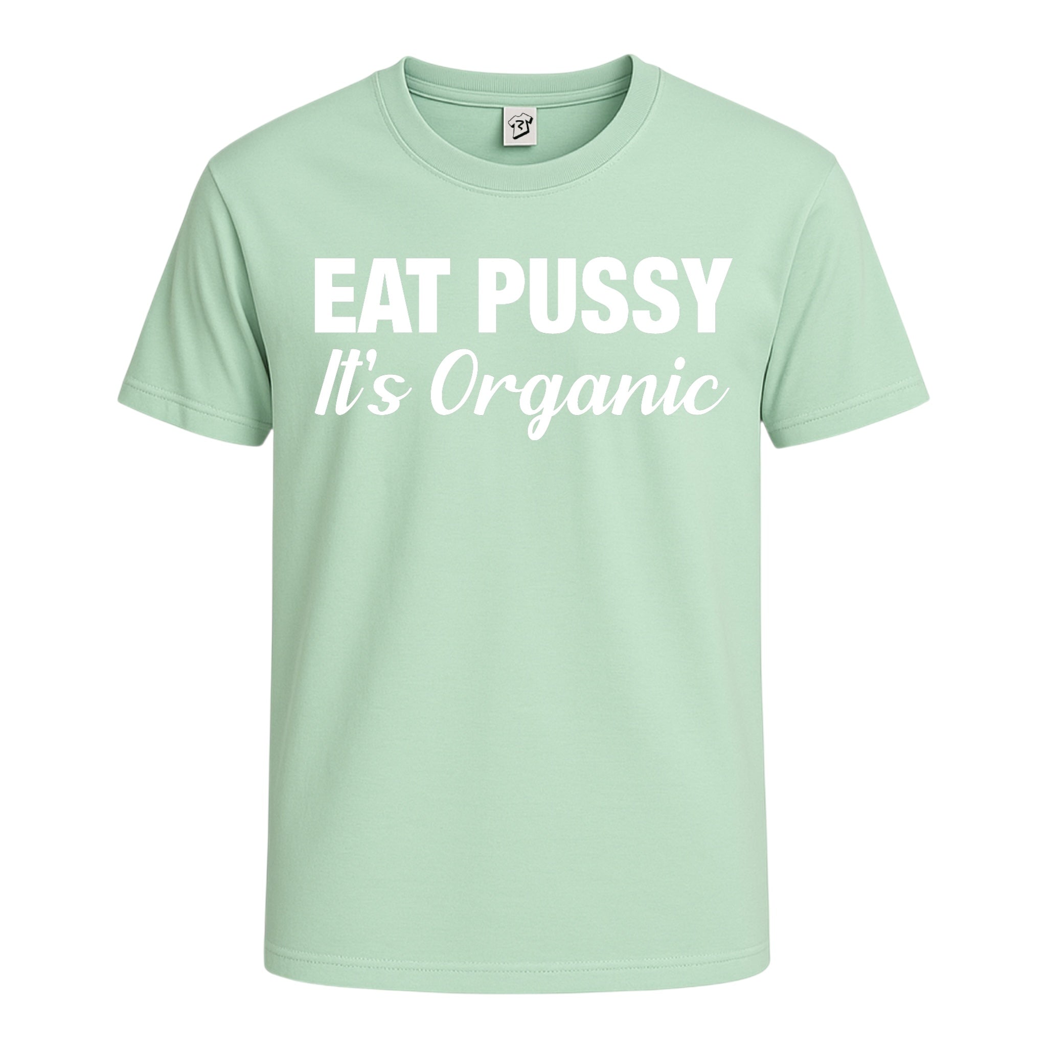 Tees Club graphic tee Eat Pussy It's Organic - Cotton Tee Navy Size XL detail