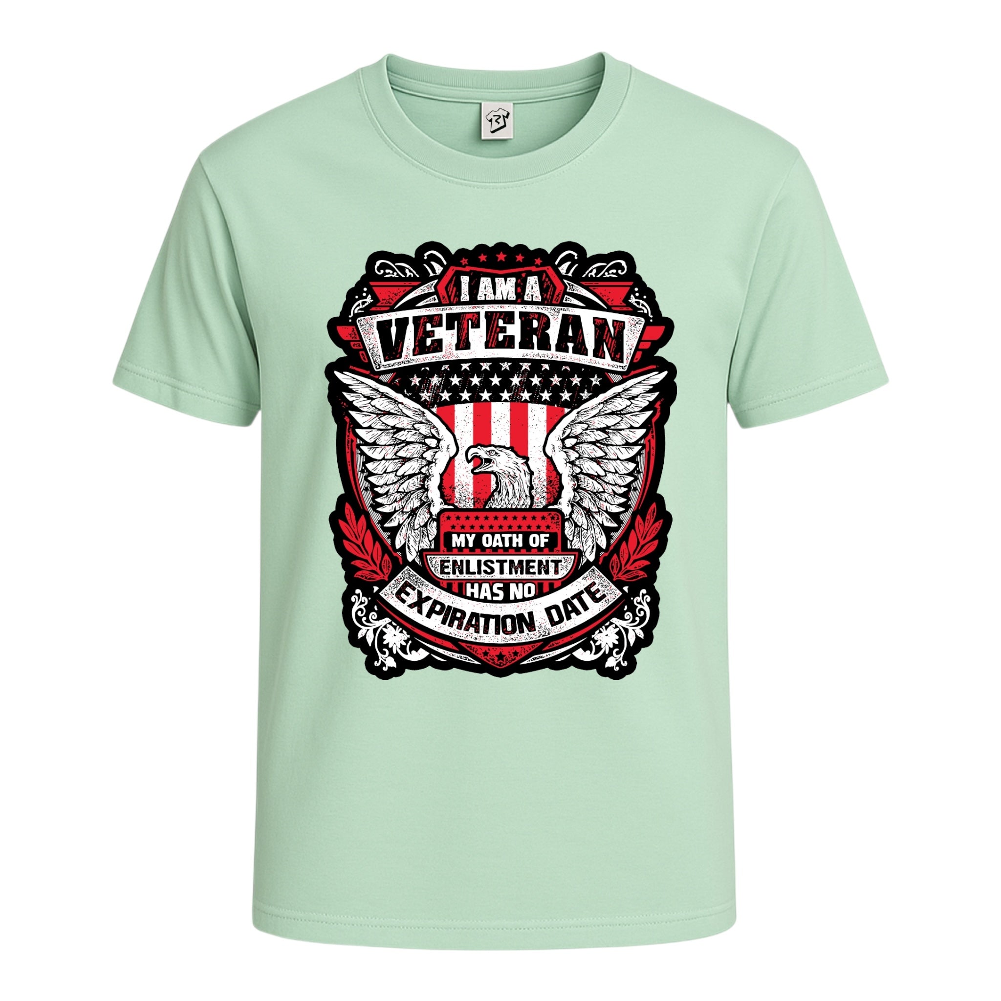 Tees Club graphic tee Veteran No Expiration Date - Cotton Tee Navy Size XL detail