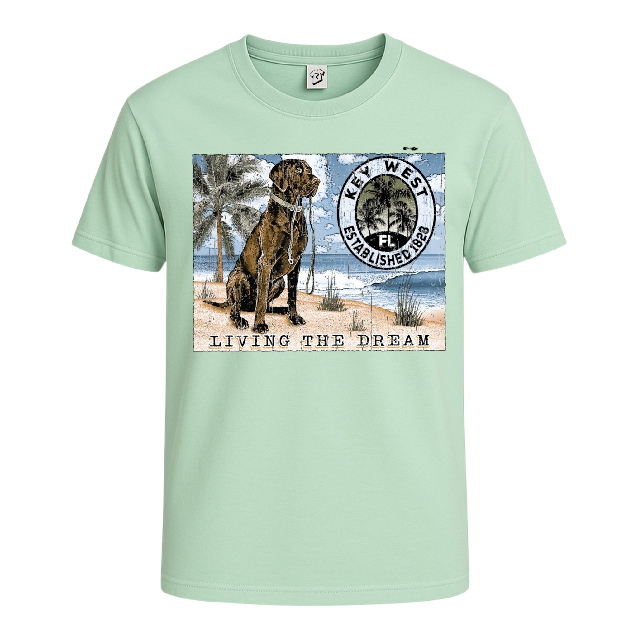 Black Lab Dog KW Cotton Tee