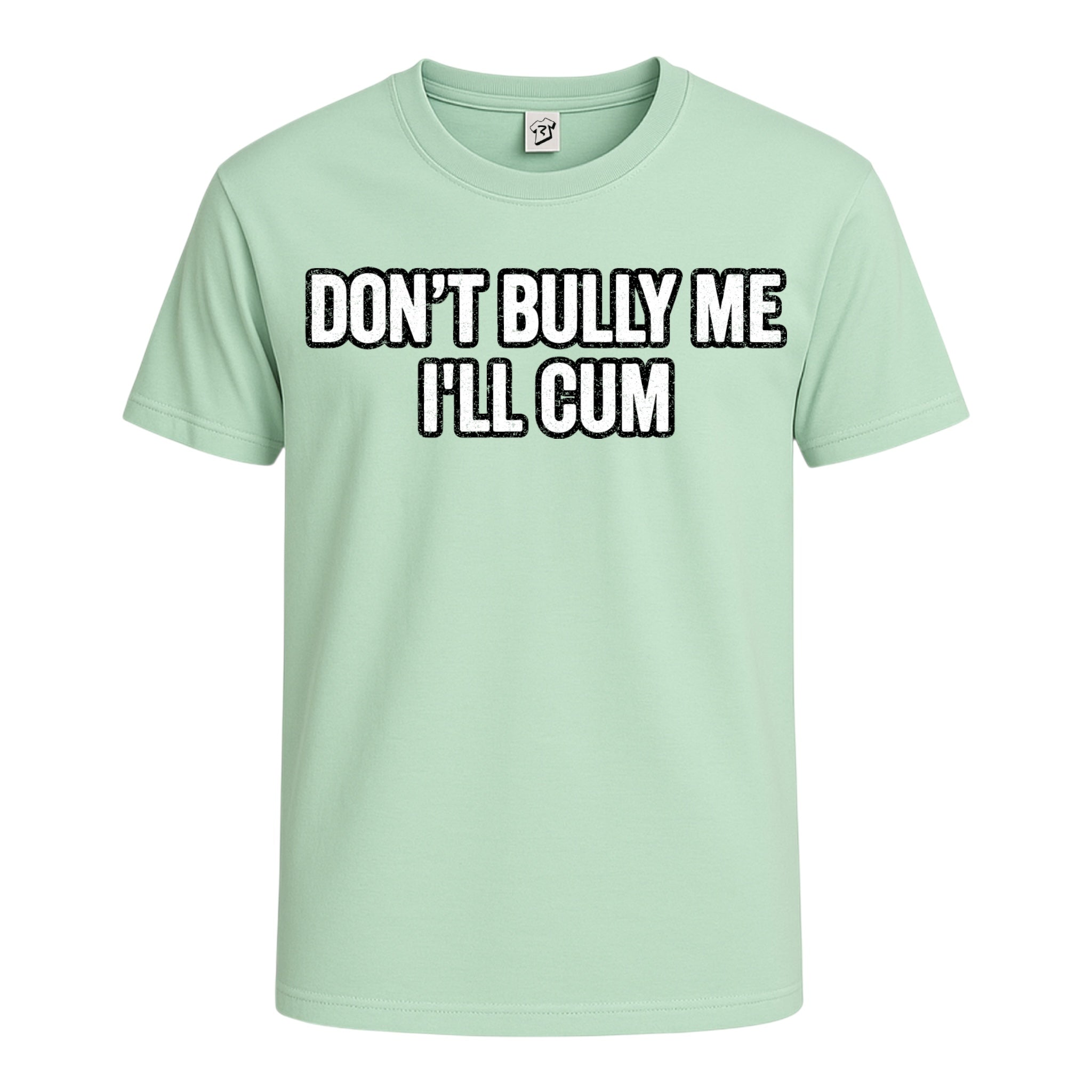 Tees Club graphic tee Don't Bully Me I'll Cum - Cotton Tee Navy Size XL detail