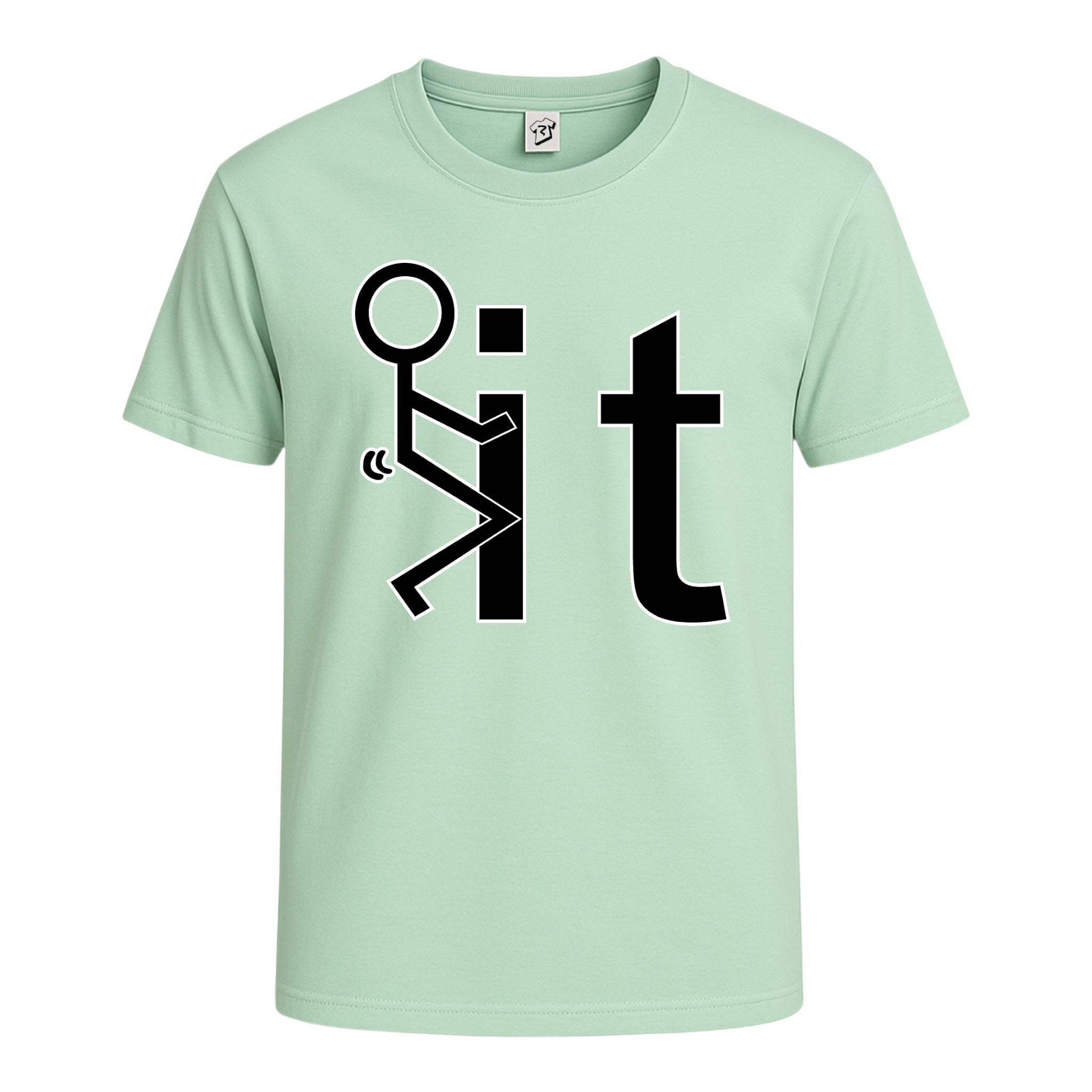 Tees Club graphic tee Fuck It - Cotton Tee Navy Size XL detail