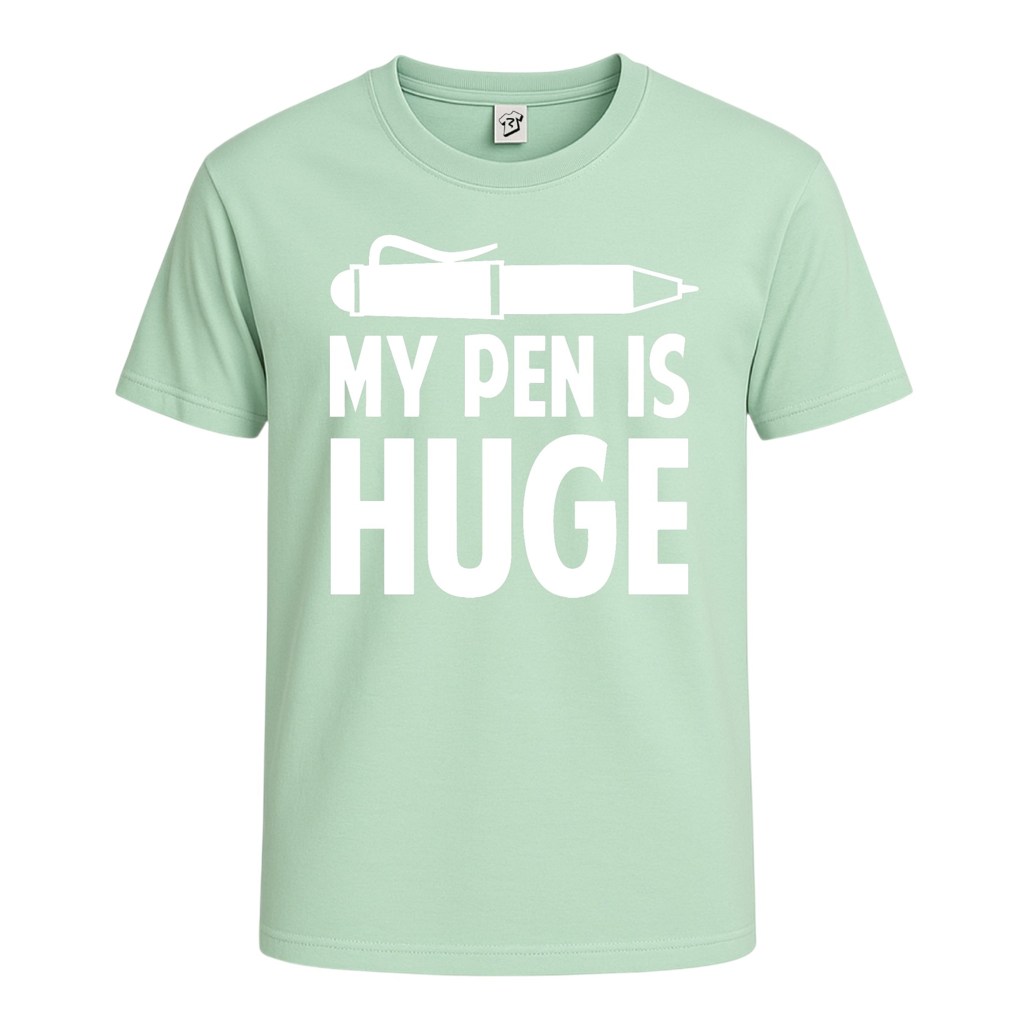Tees Club graphic tee My Pen Is Huge - Cotton Tee Navy Size 2XL detail