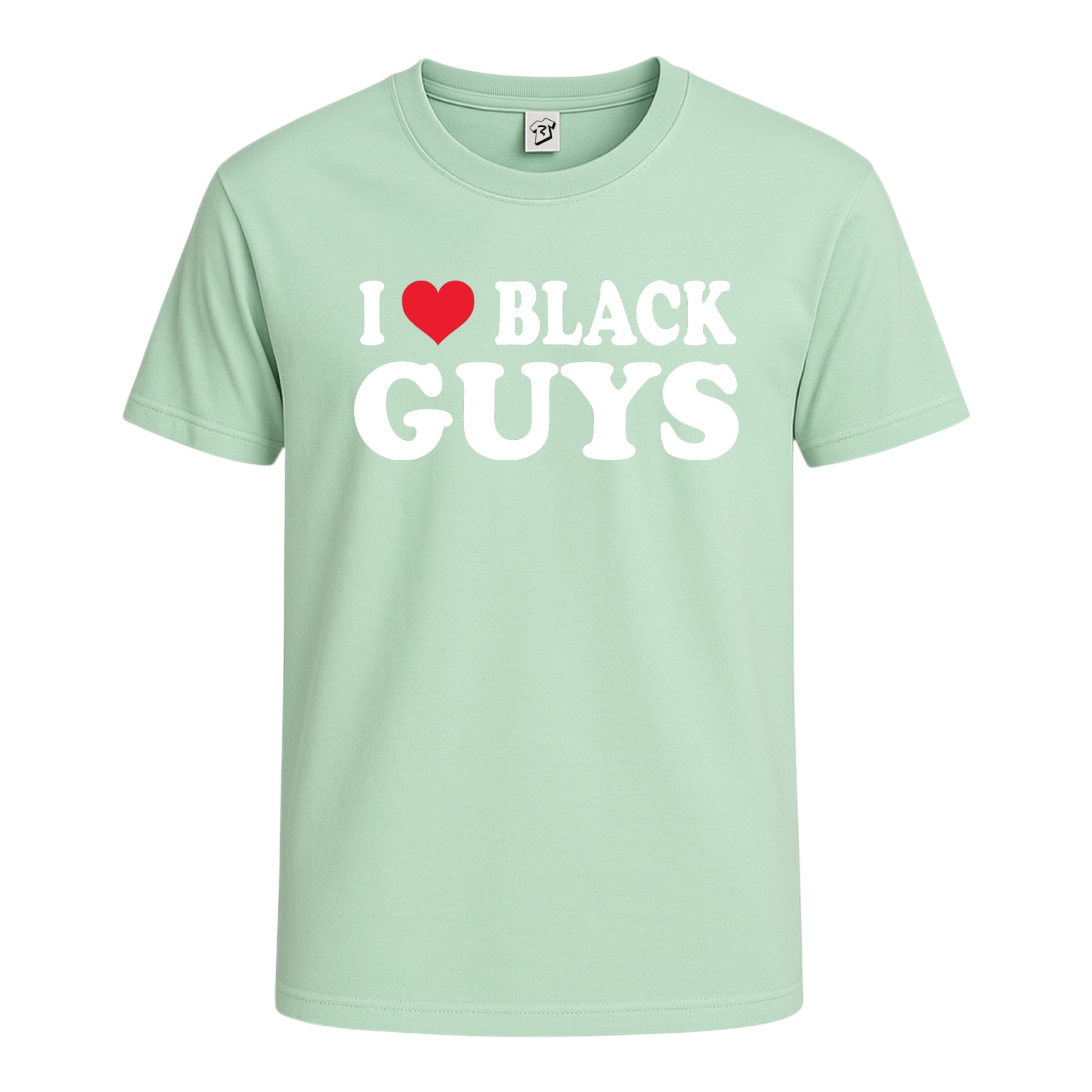 Tees Club graphic tee I Love Black Guys - Cotton Tee Navy Size XL detail