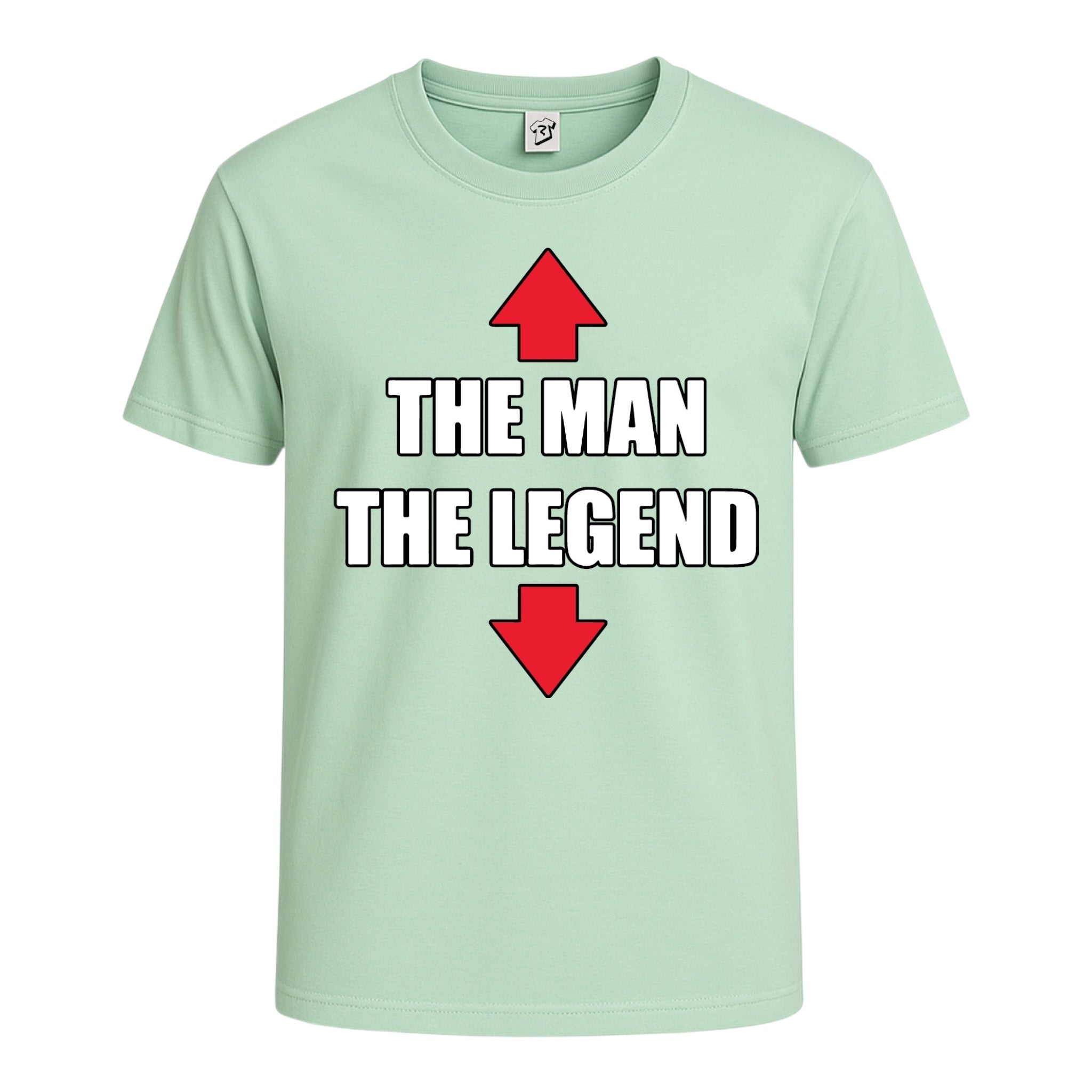 Tees Club graphic tee The Man The Legend - Cotton Tee Navy Size XL detail