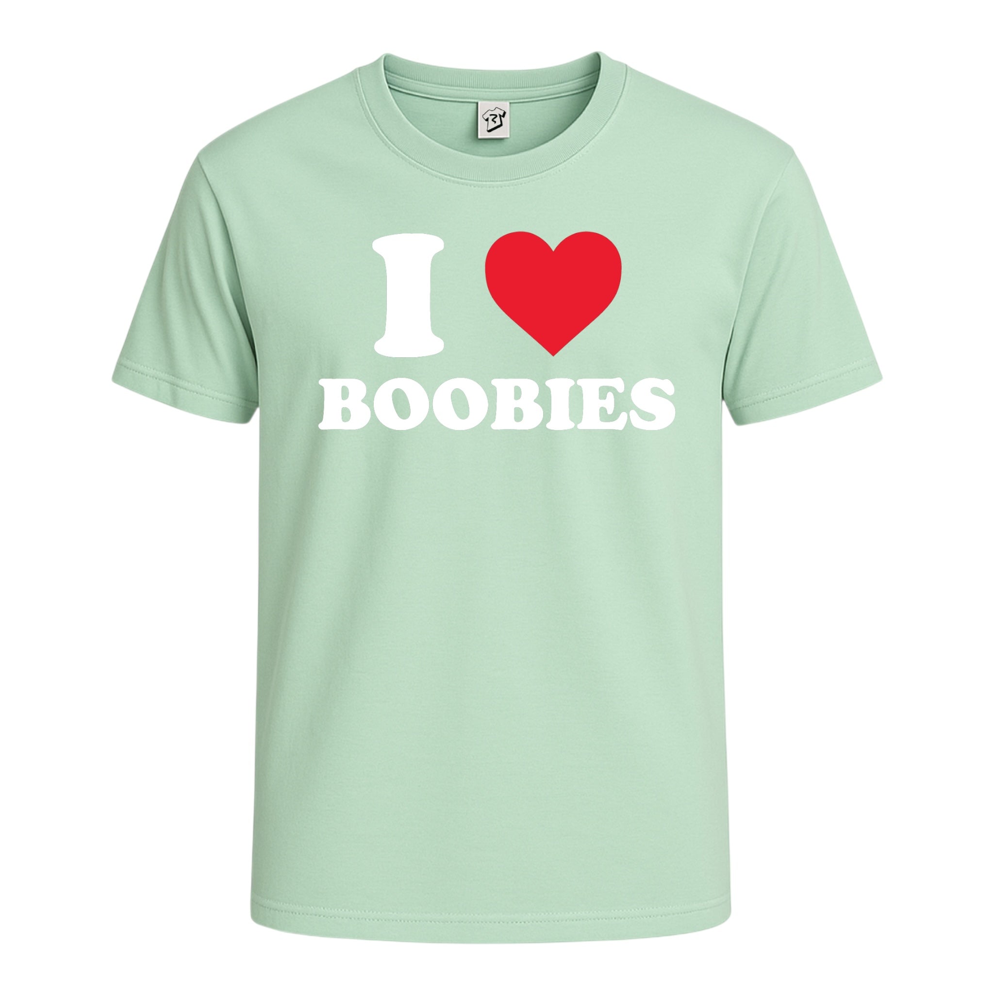 Tees Club graphic tee I Love Boobies - Cotton Tee Navy Size XL detail