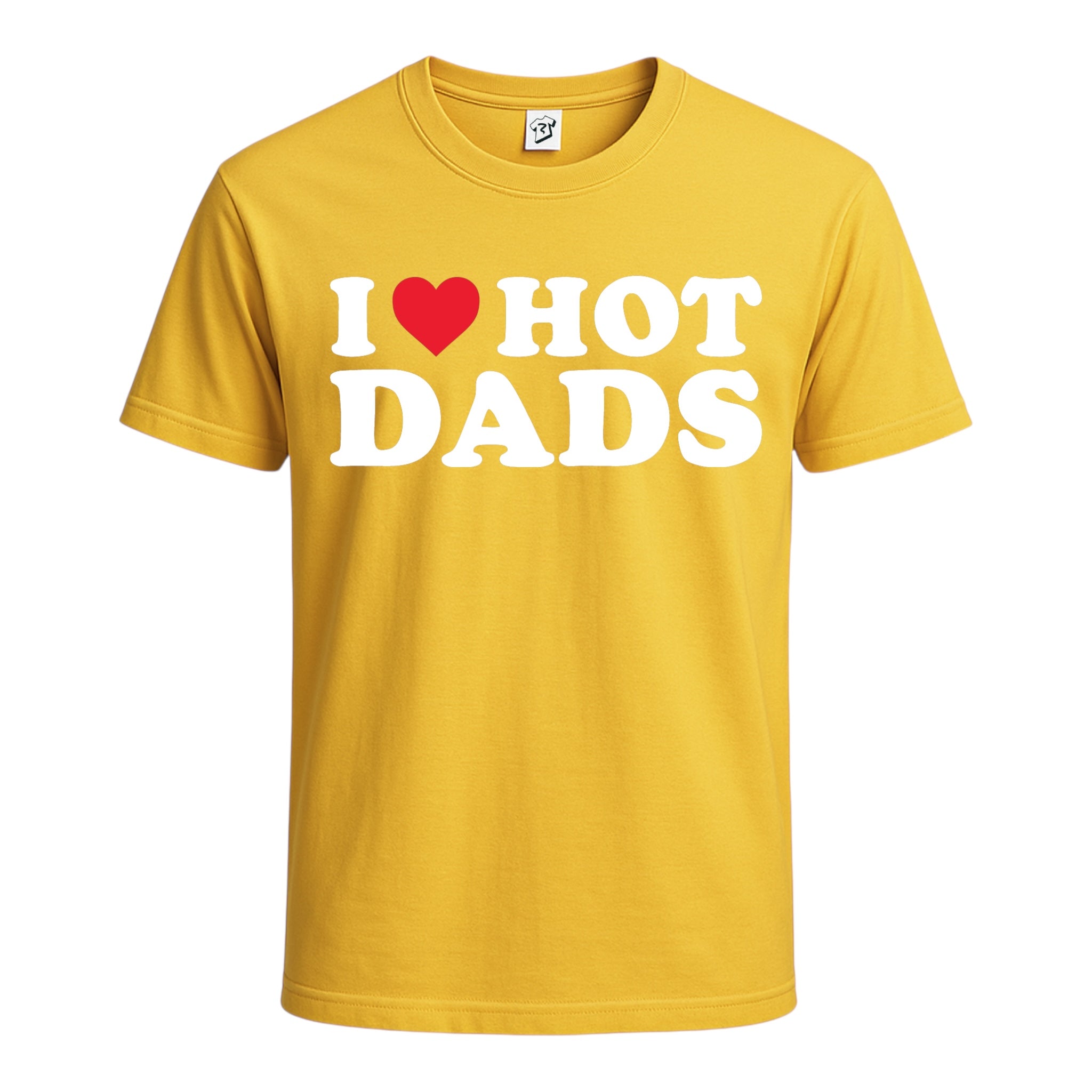 I ❤ Hot Dads Cotton Tee