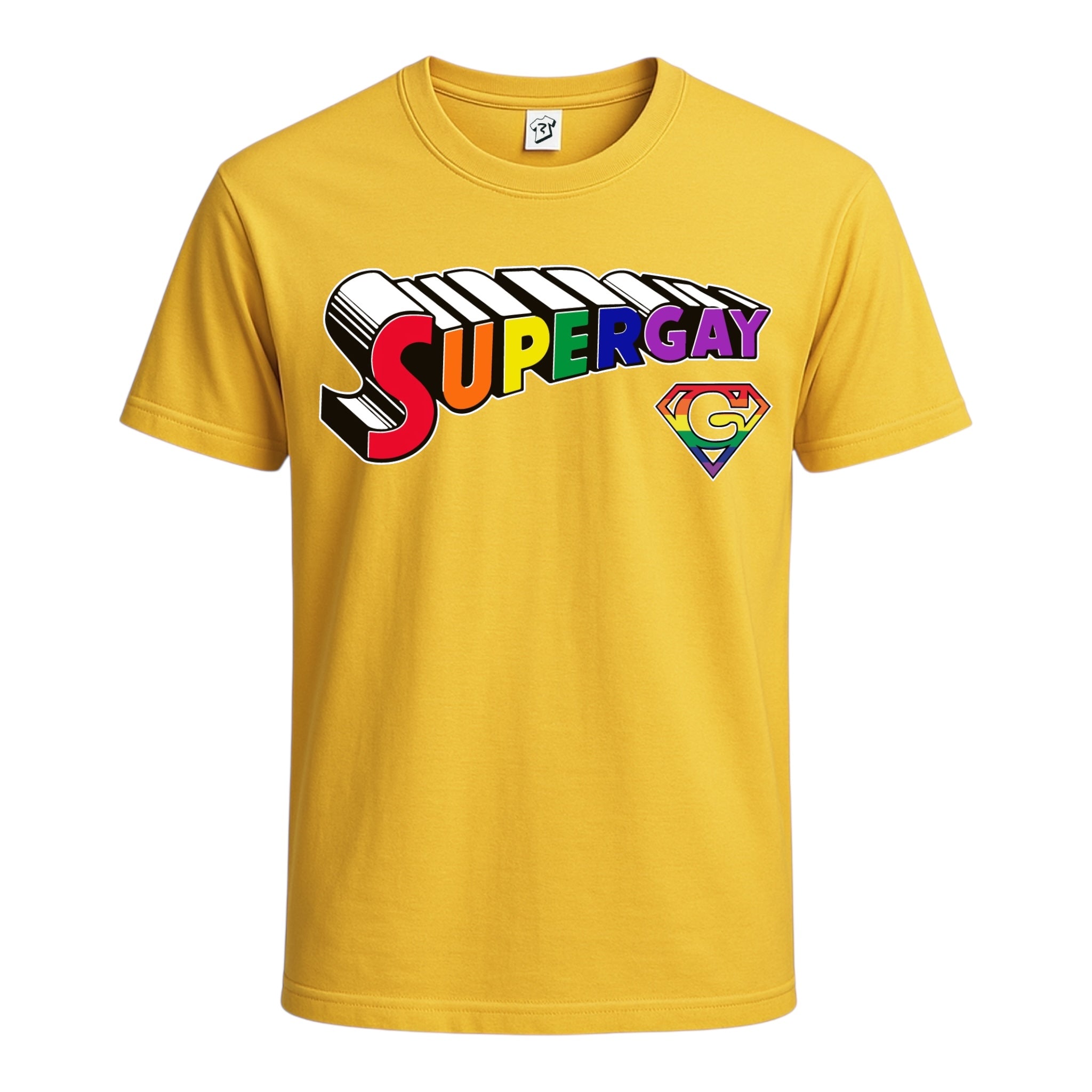 Tees Club graphic tee Supergay - Cotton Tee Navy Size 2XL detail