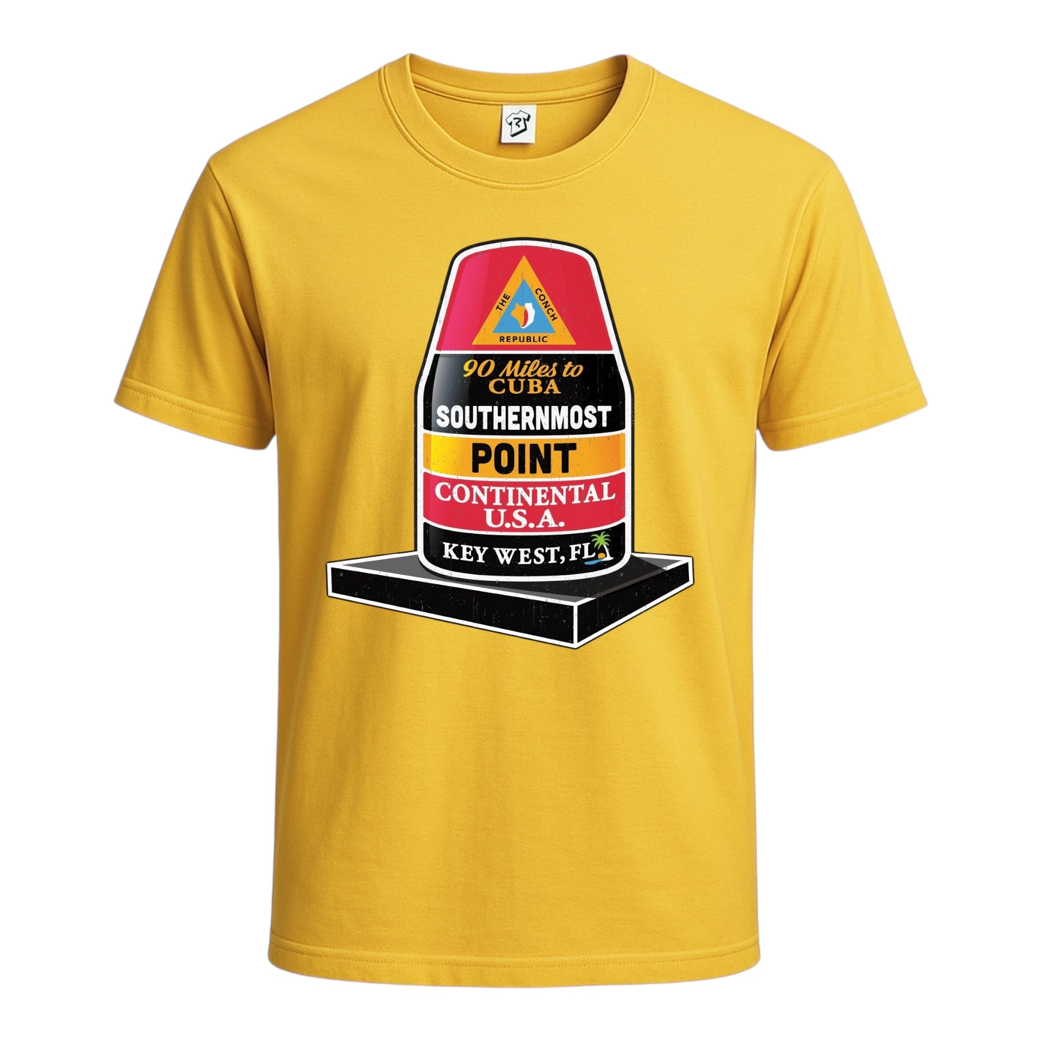 Tees Club graphic tee Southernmost Point KW - Cotton Tee Navy Size 3XL detail