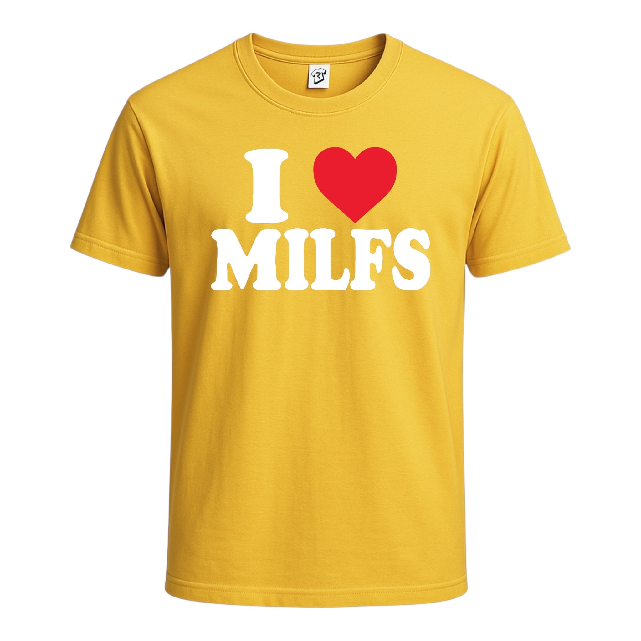 Tees Club graphic tee I Love MILFS - Cotton Tee Navy Size 2XL detail