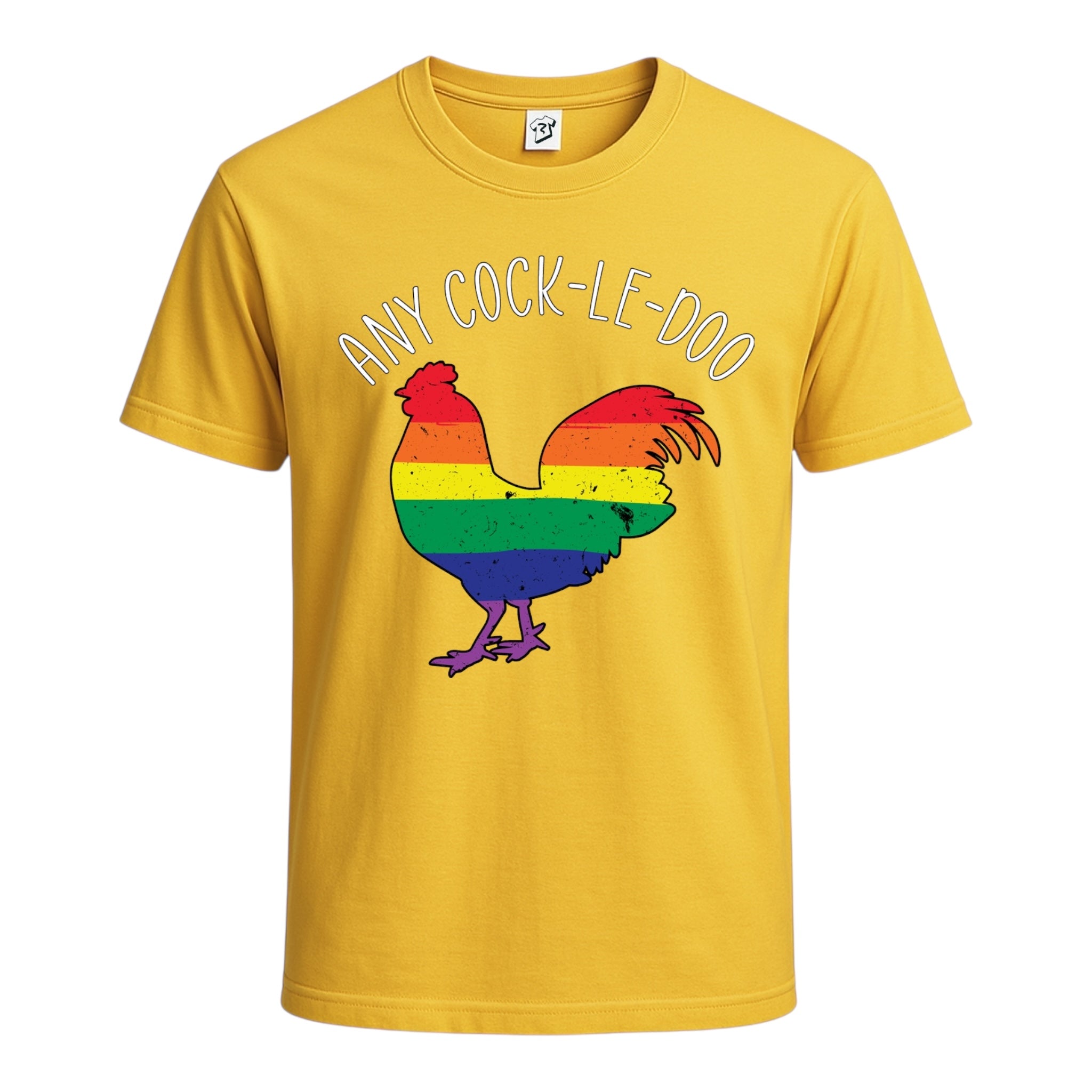 Tees Club graphic tee Any Cock I'll Do - Cotton Tee Navy Size 2XL detail