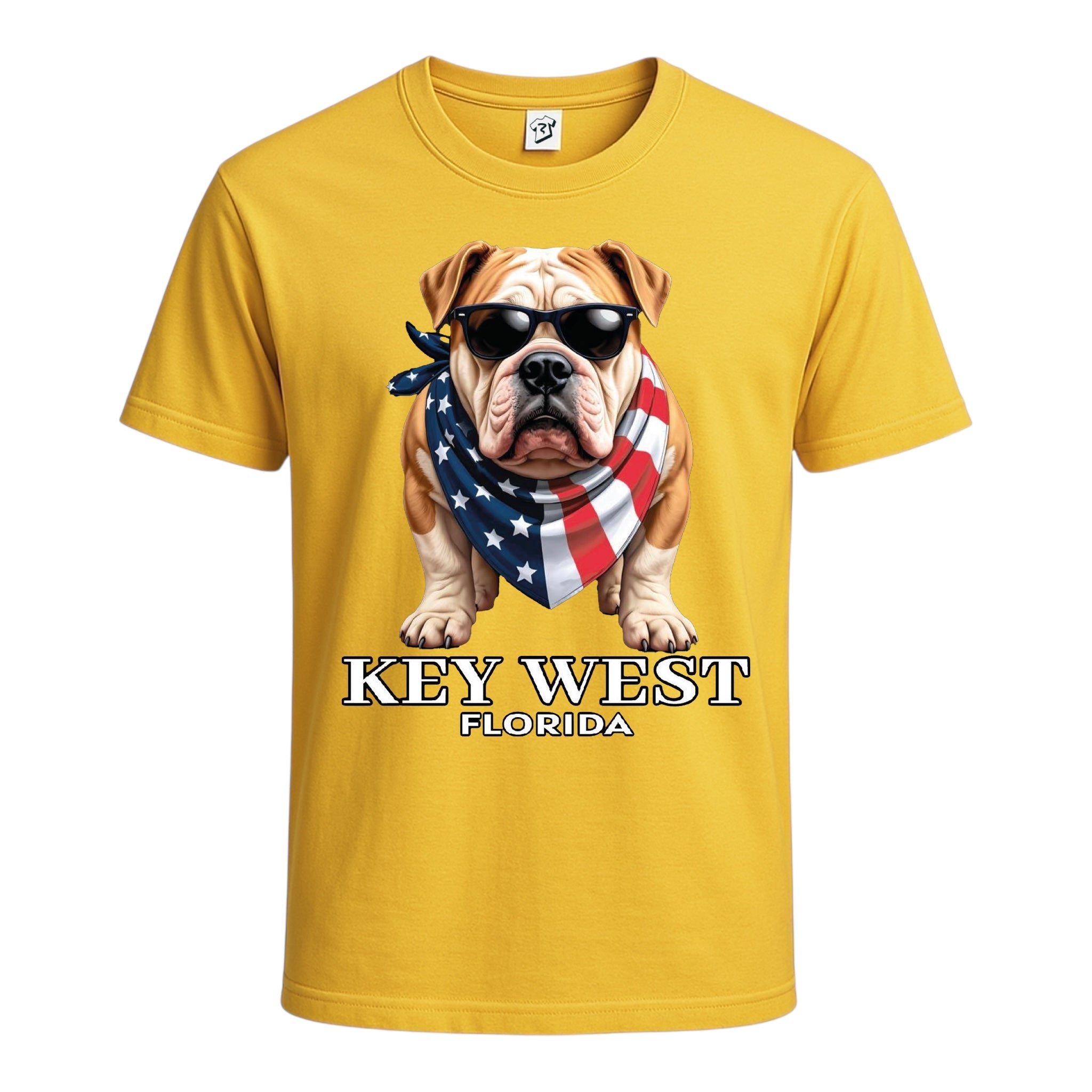 Tees Club graphic tee Bulldog KW - Cotton Tee Navy Size 3XL detail